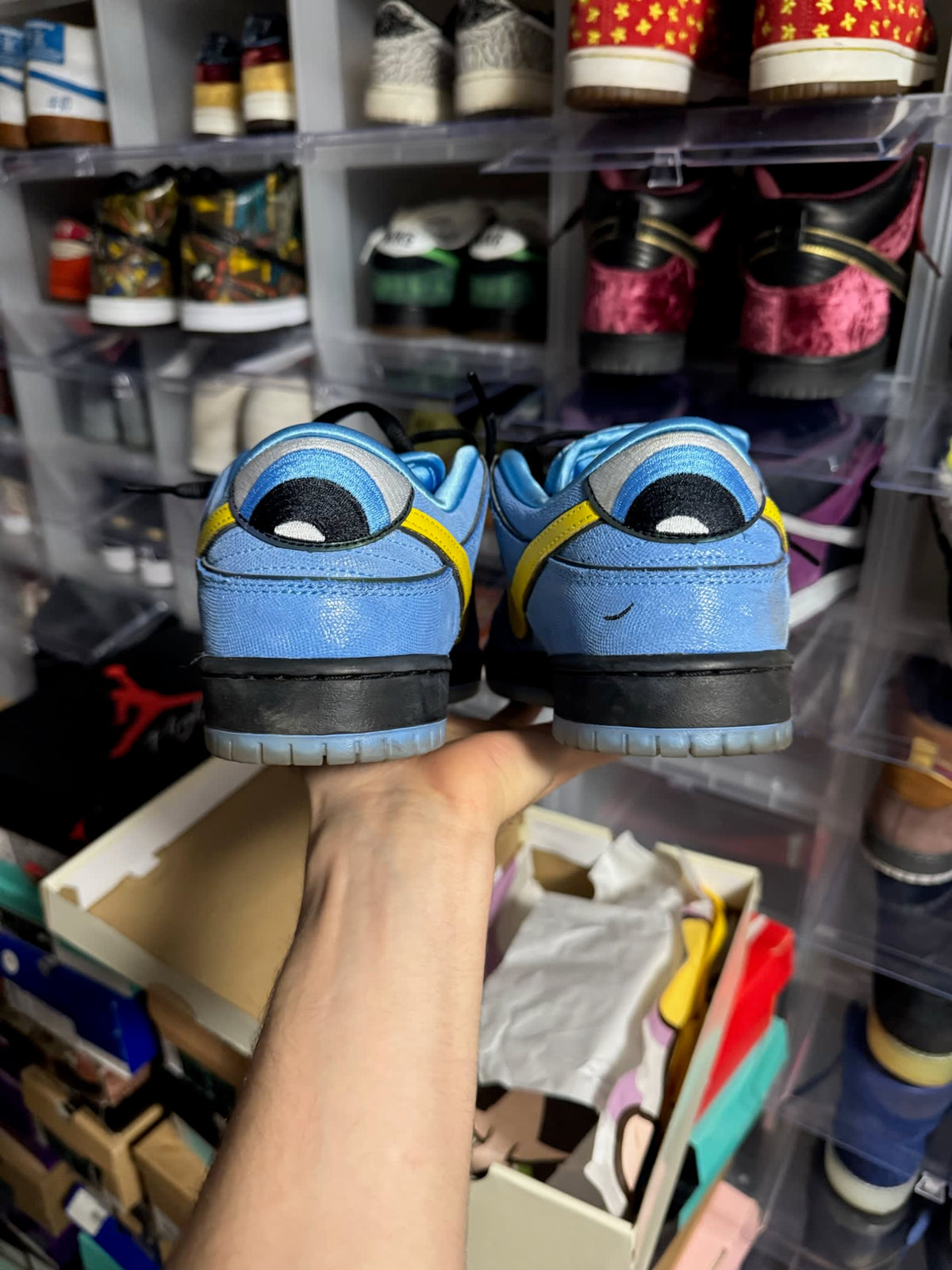 Size 9 Preowned Nike SB Dunk Low The Powerpuff Girls Bubbles