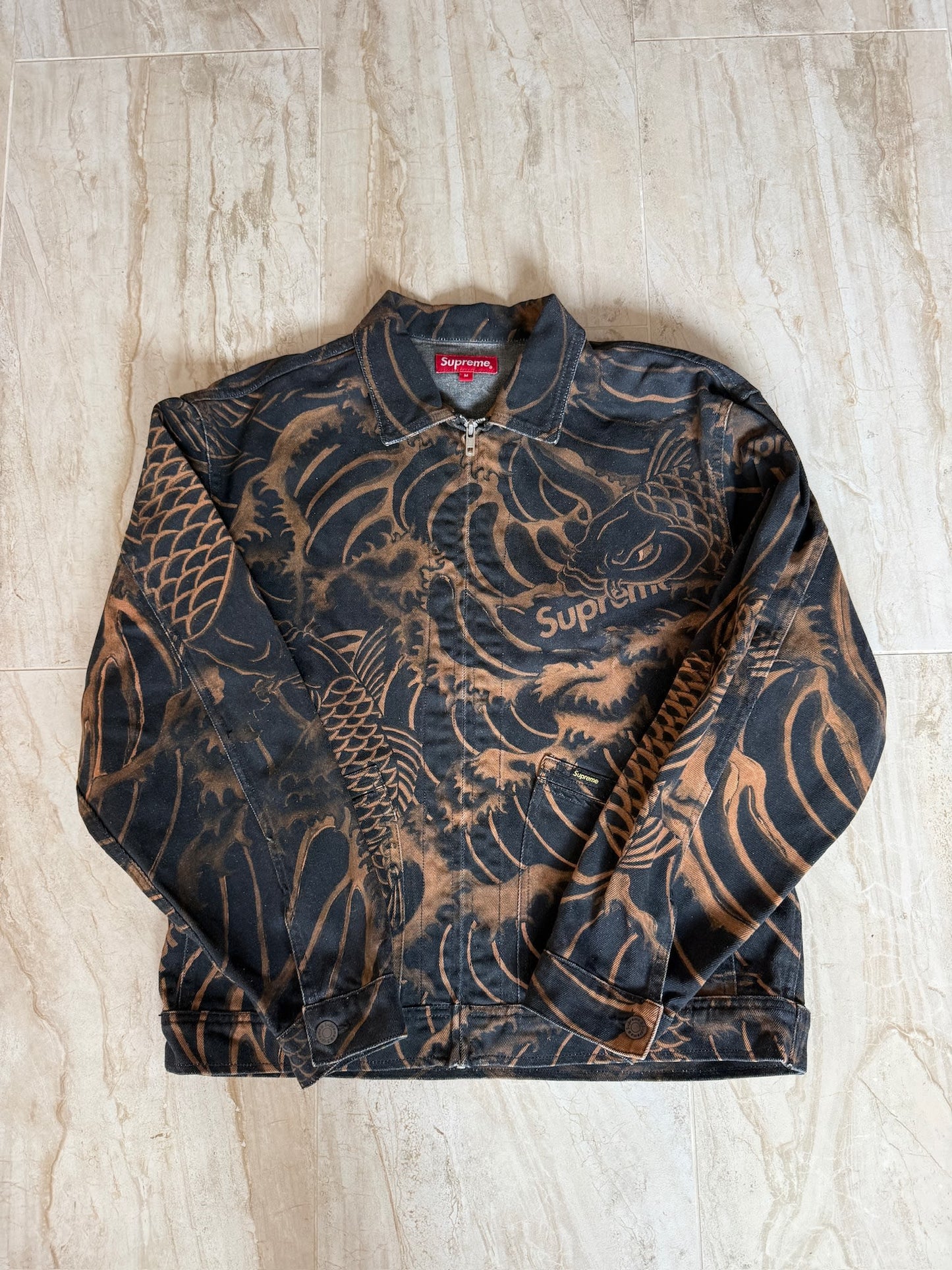 Supreme Waves Work Jacket Black