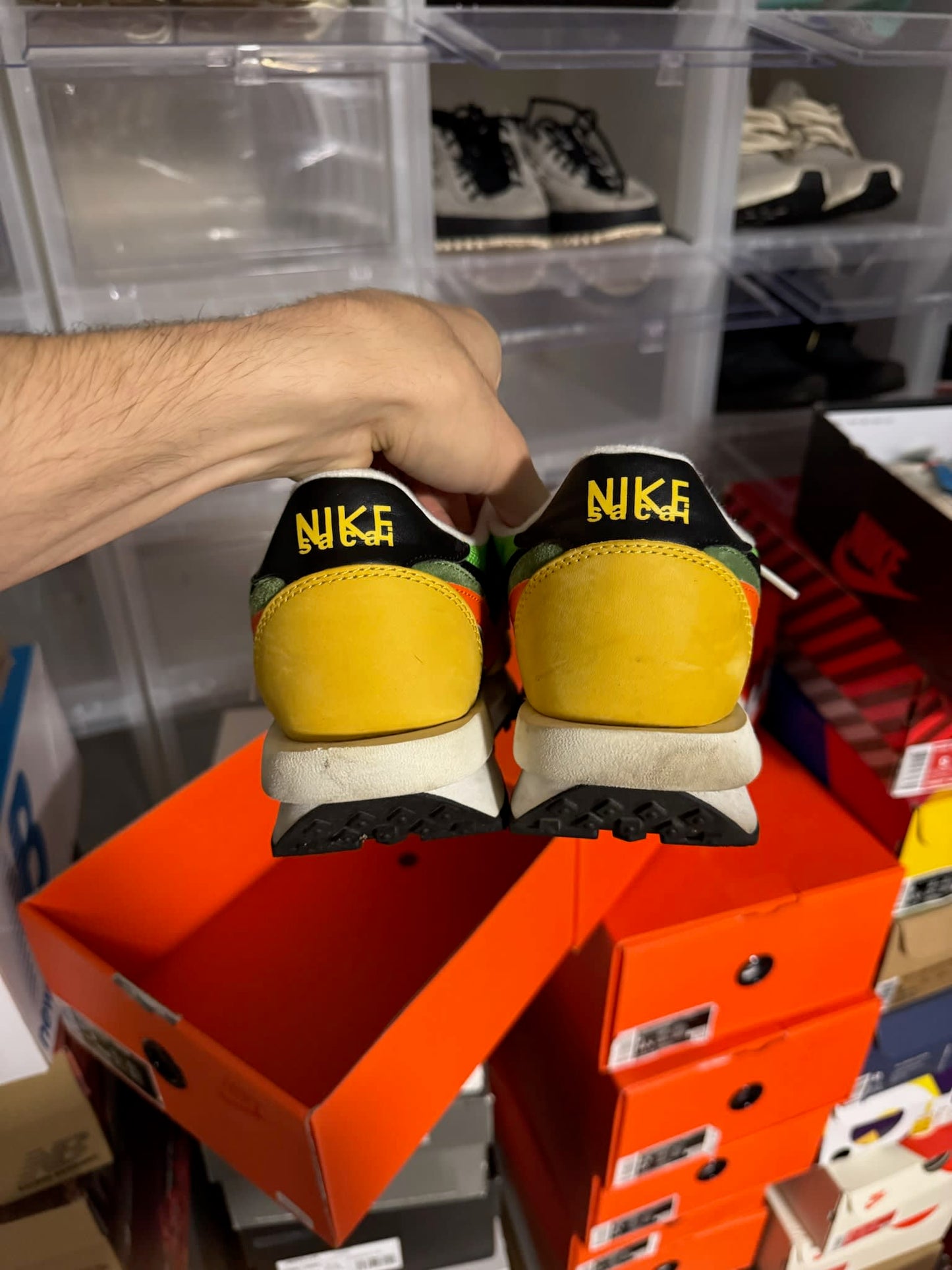 HY899 Nike LD Waffle sacai Green Gusto