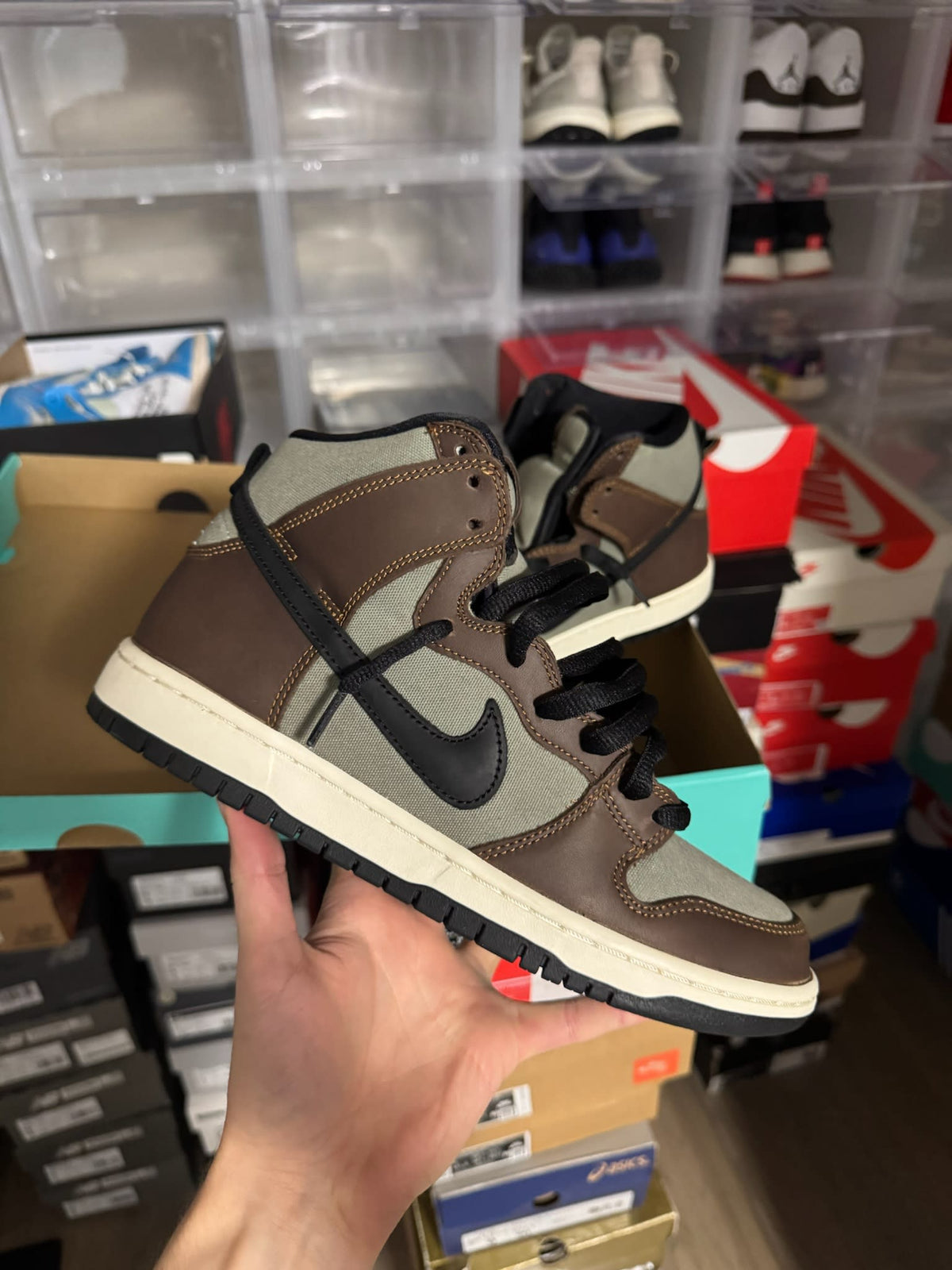 [HY841] Nike SB Dunk High Baroque Brown