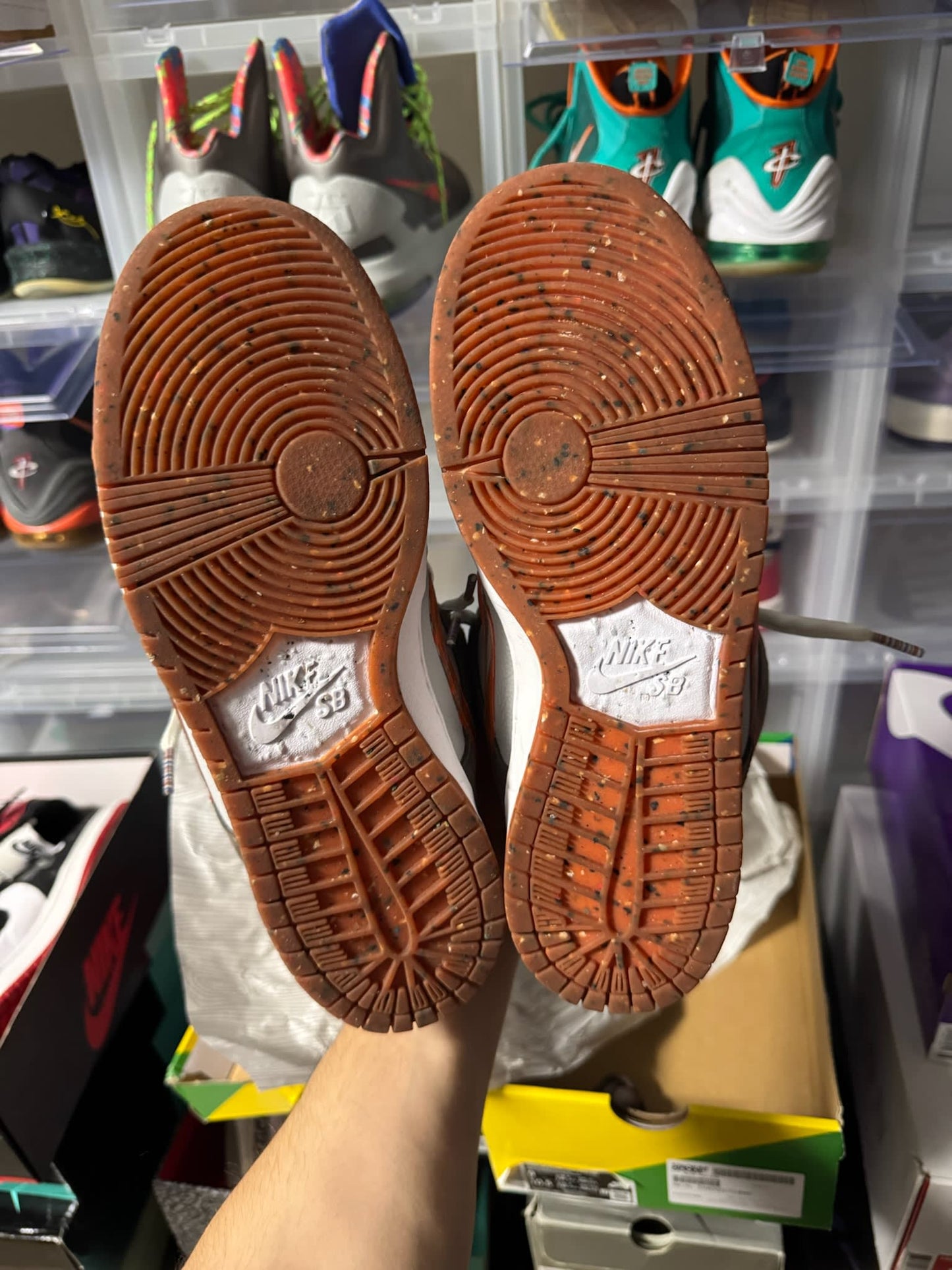 Size 9 Preowned Nike SB Dunk Low Crushed D.C.