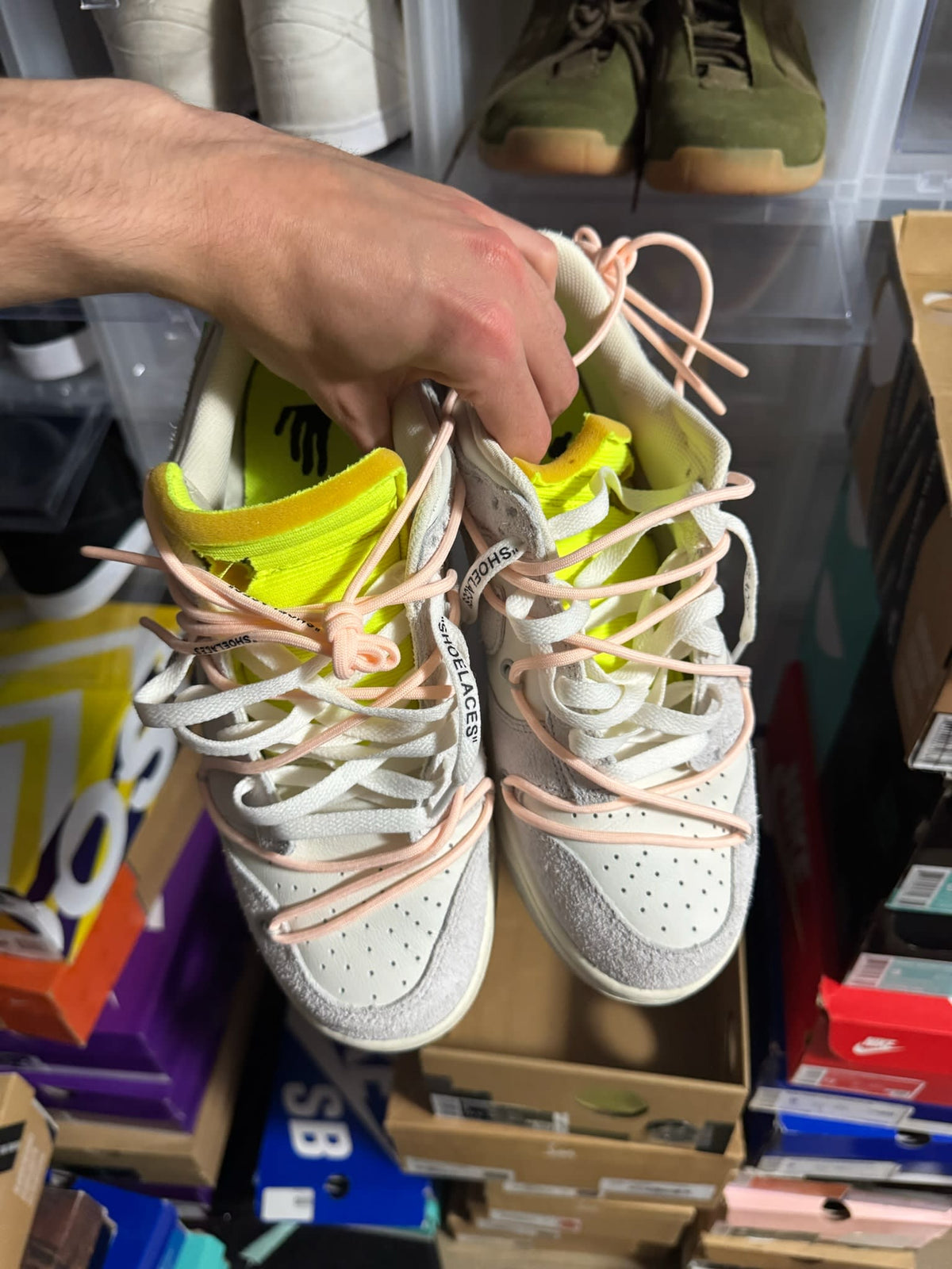 [HY774] Nike Dunk Low Off-White Lot 12