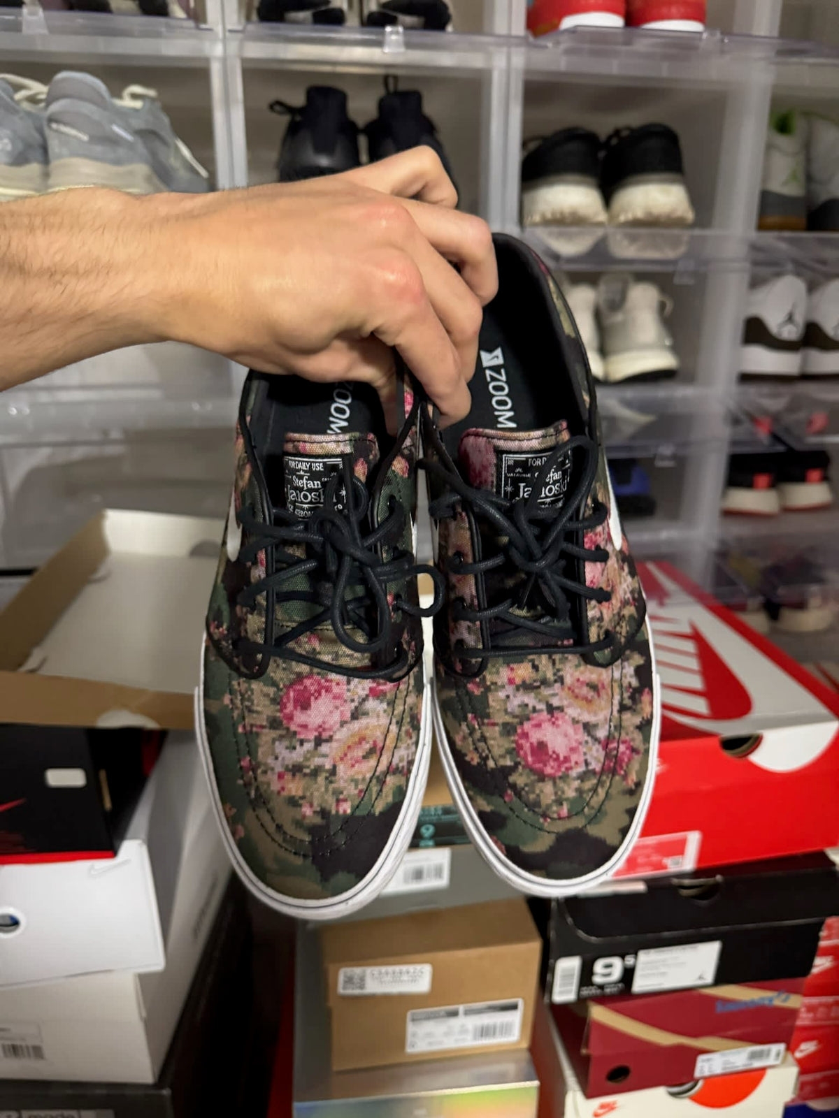 [HY835] Nike SB Zoom Stefan Janoski Digi Floral Pink (2016)