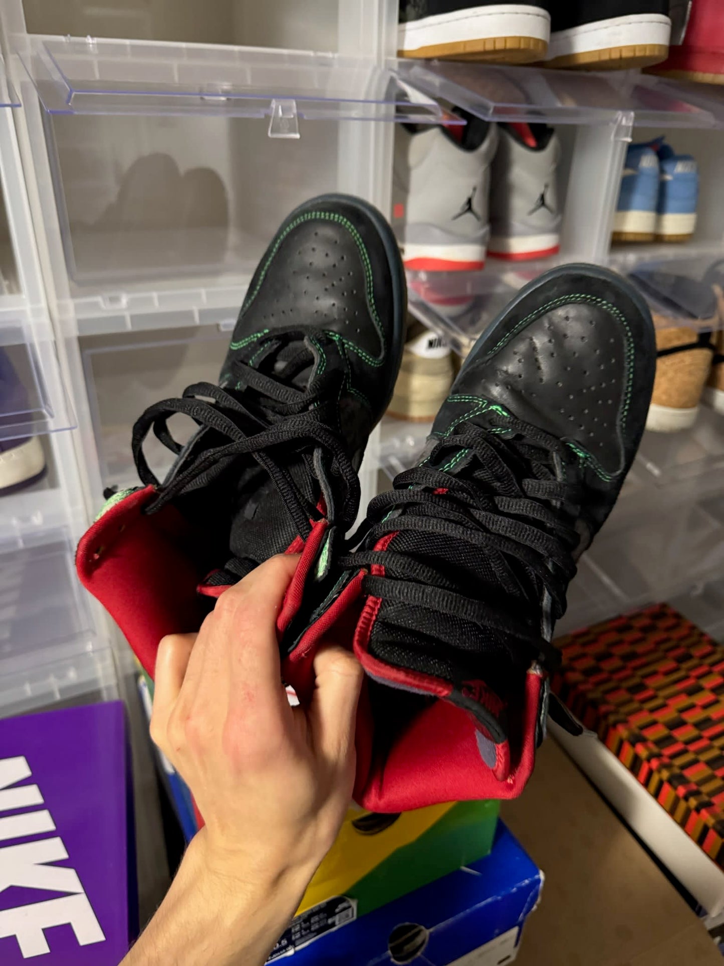 Size 9 Preowned (NB) Nike SB Dunk High Twin Peaks