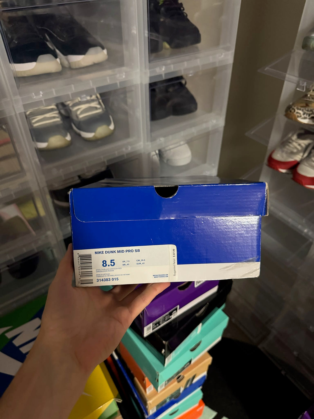[HY825] Nike SB Dunk Mid Un-Supreme