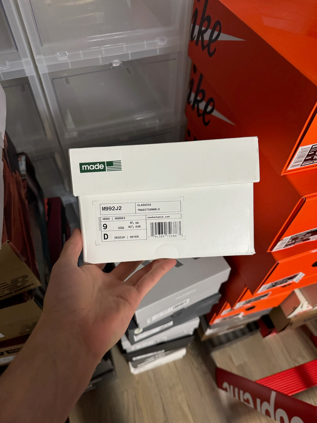 [HY907] New Balance 992 JJJJound Grey