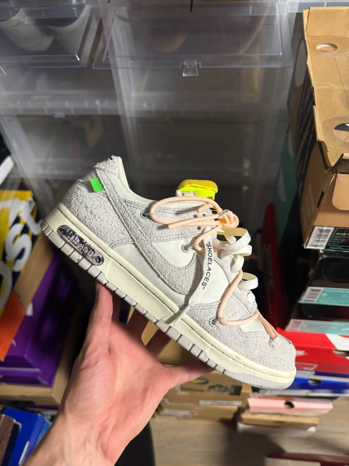[HY774] Nike Dunk Low Off-White Lot 12
