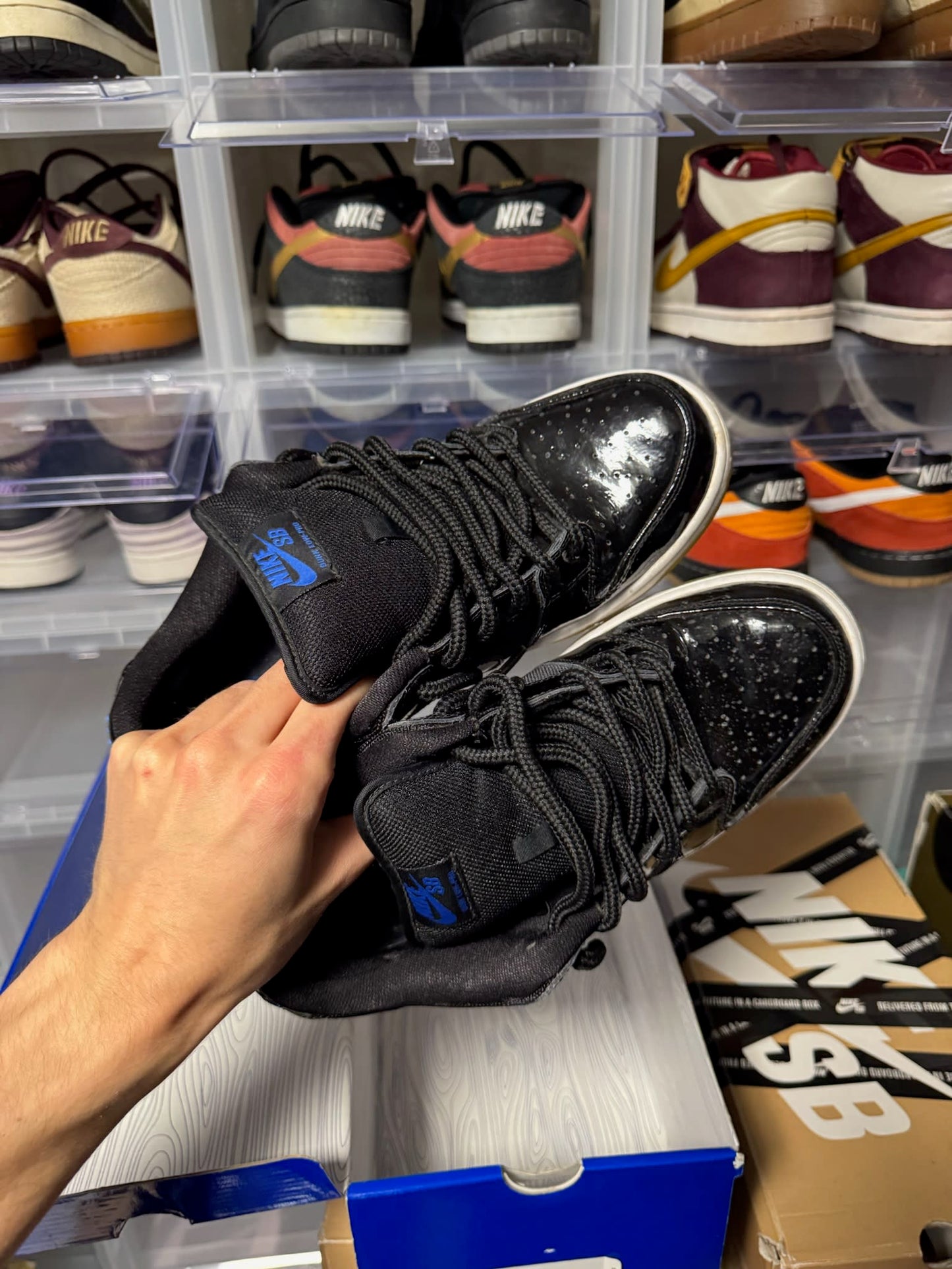 Size 9 Preowned Nike SB Dunk Low Space Jam