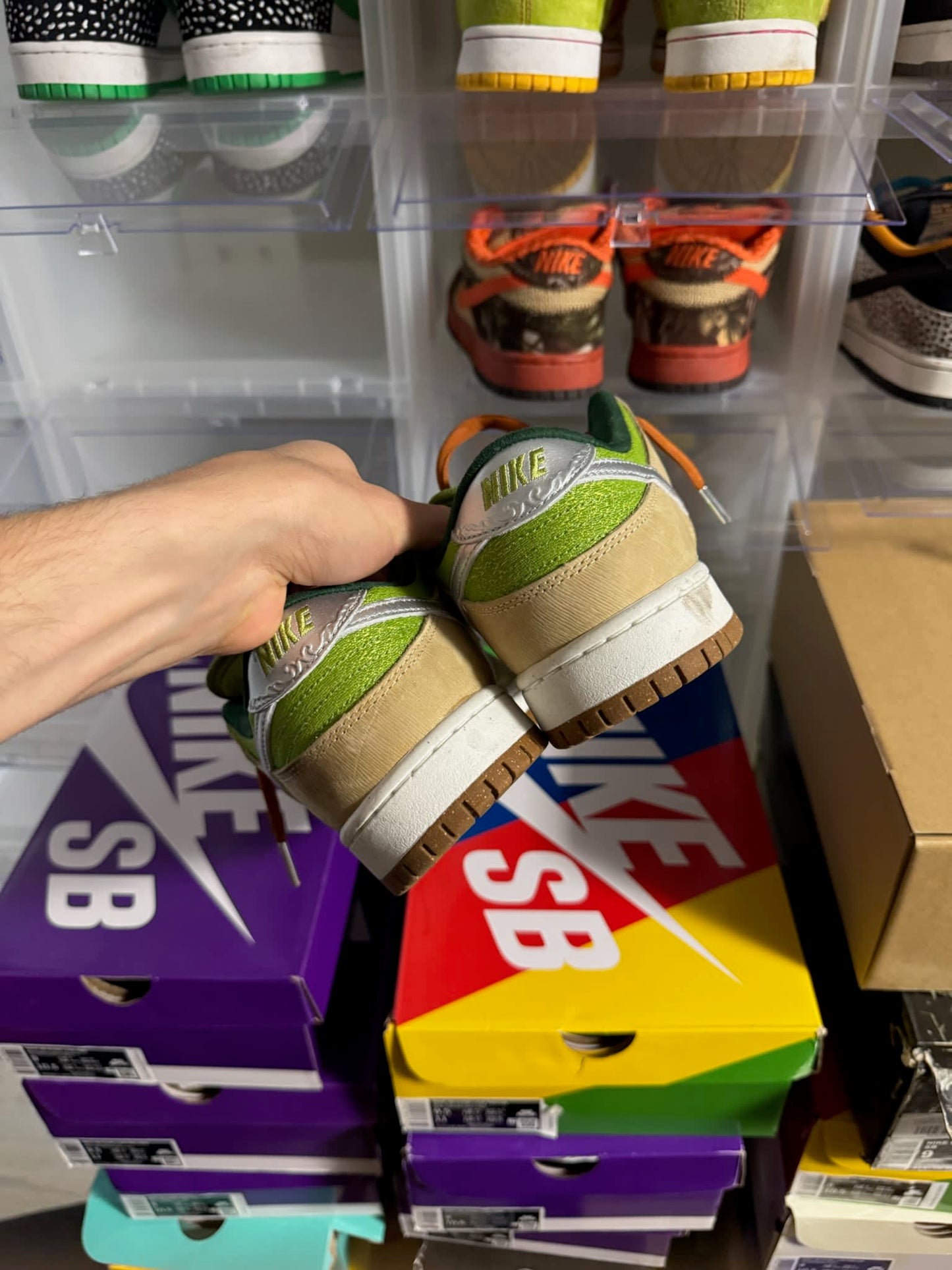 Size 9 Preowned (NB) Nike SB Dunk Low Escargot