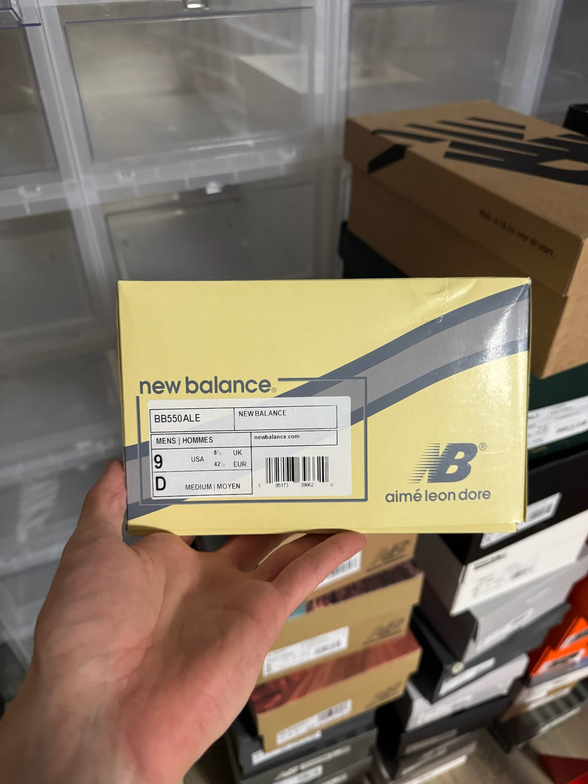 [HY918] New Balance 550 Aime Leon Dore White Grey