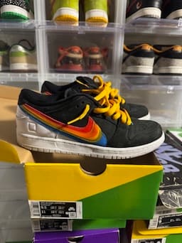 Size 9.5 Preowned Nike SB Dunk Low Polaroid