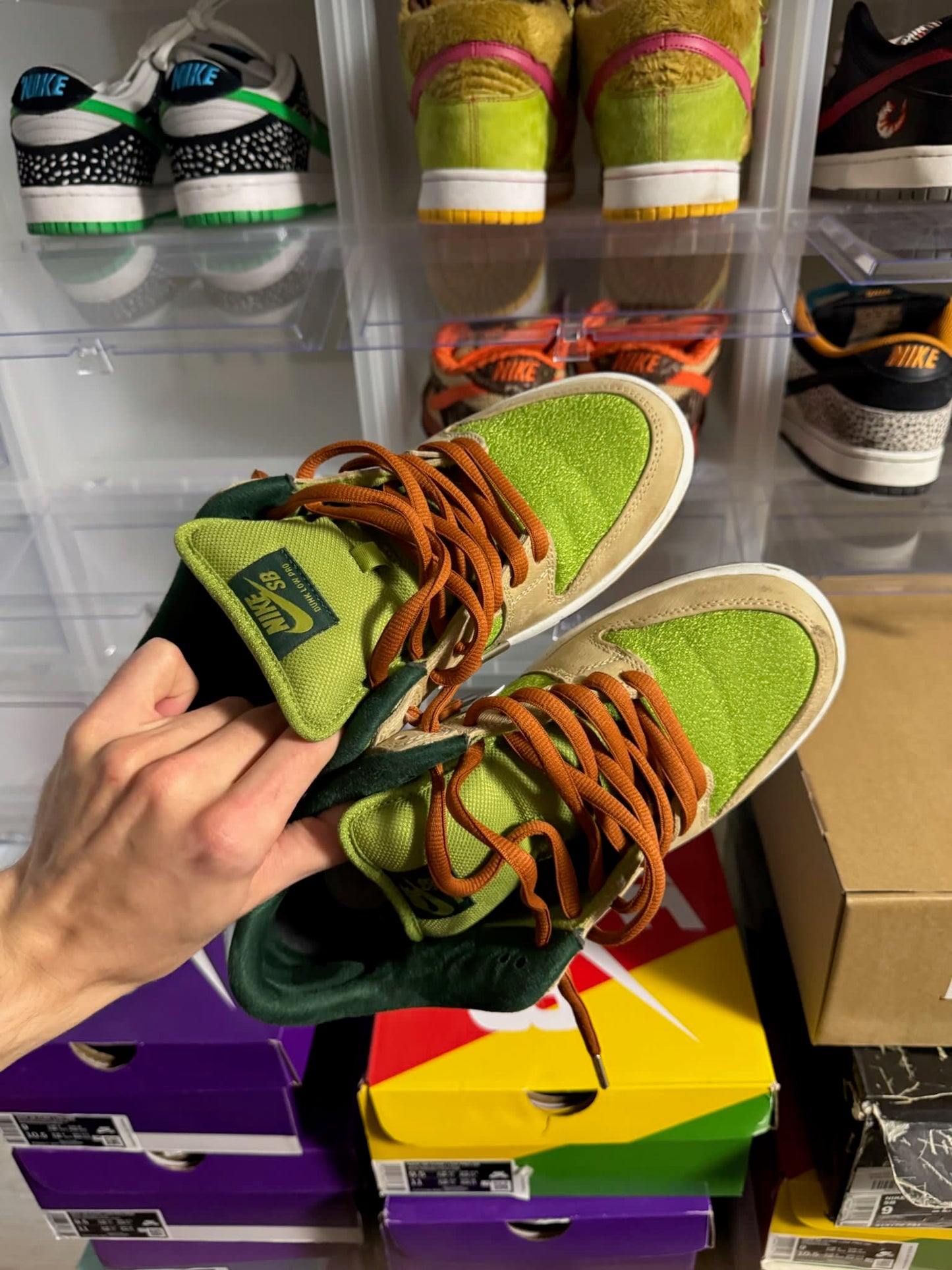 Size 9 Preowned (NB) Nike SB Dunk Low Escargot