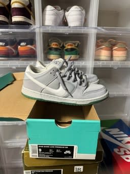 Size 9 Preowned Nike SB Dunk Low Marty McFly