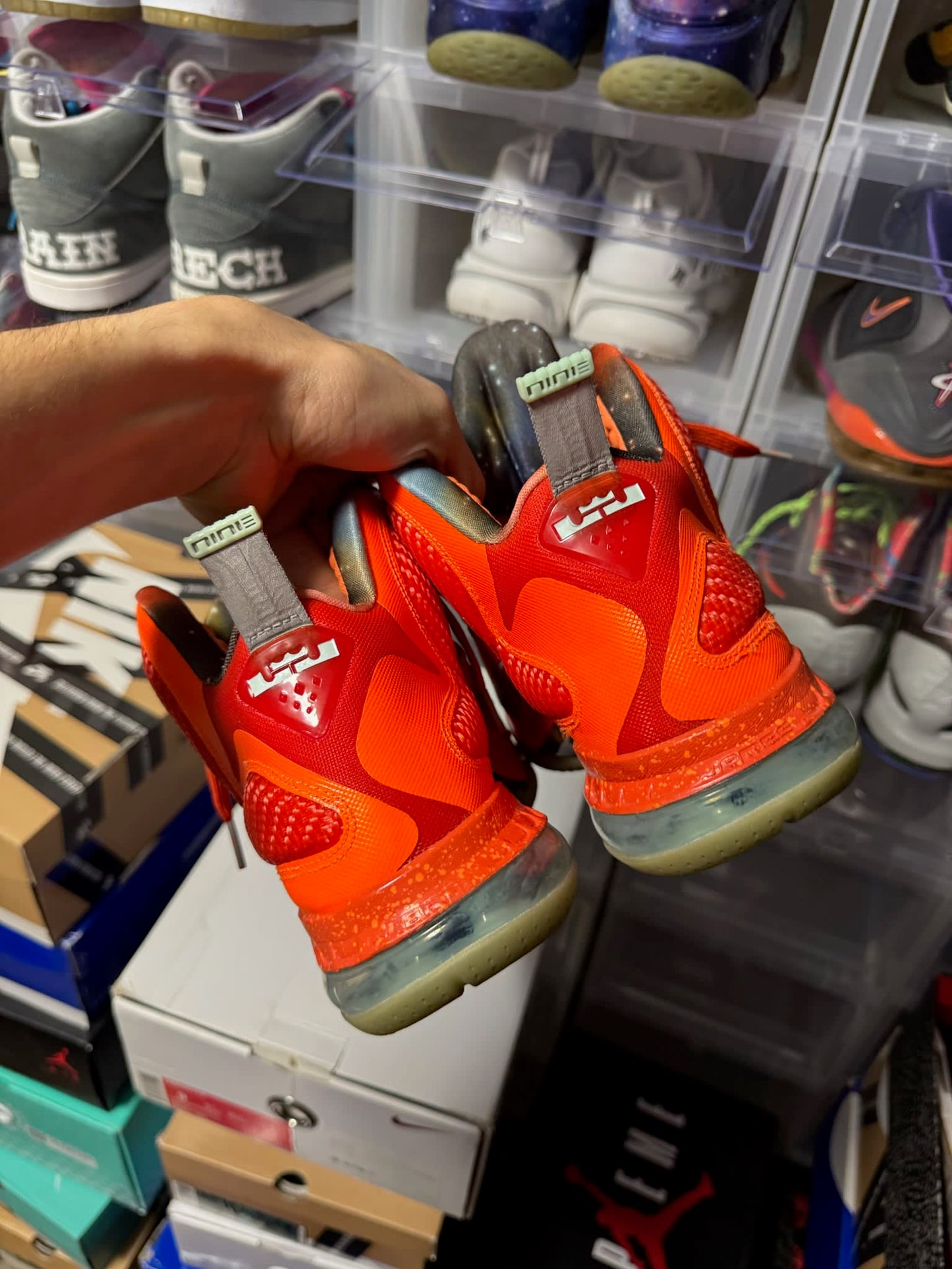 Size 9 Preowned Nike LeBron 9 Big Bang AS (2012)