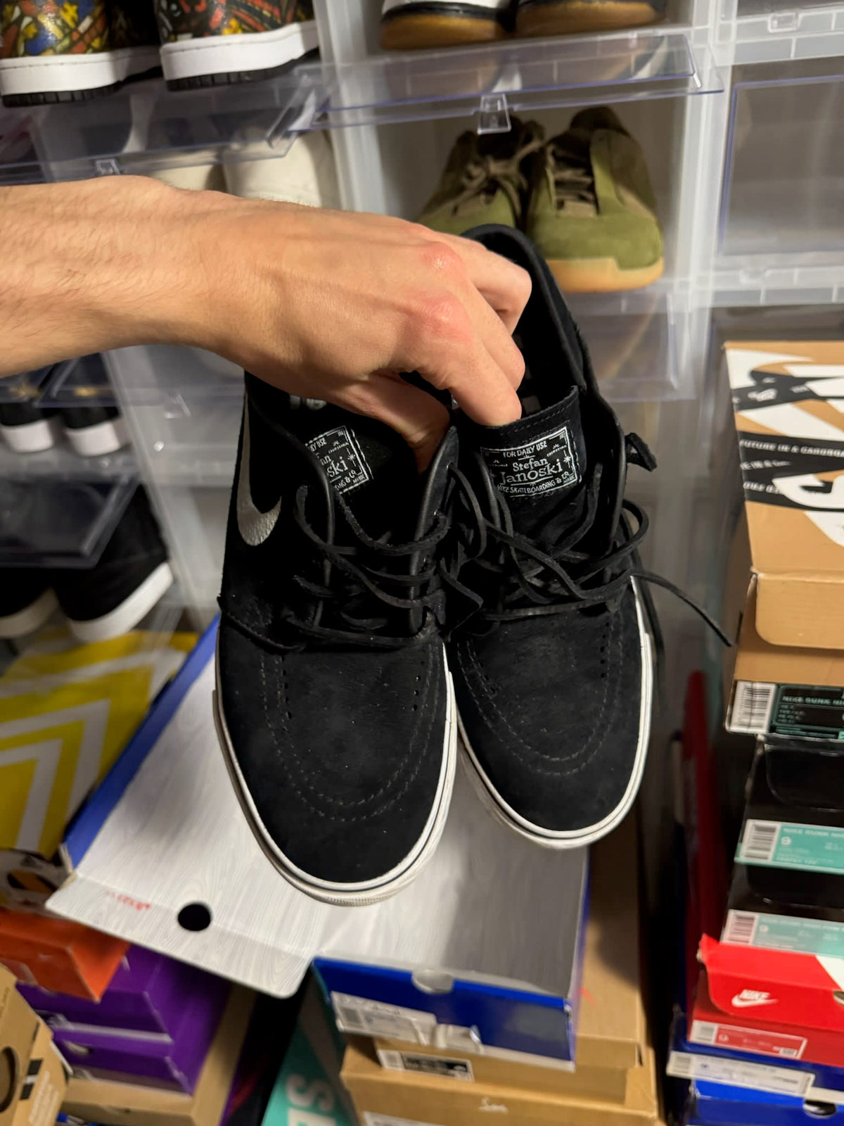 [HY773] Nike Zoom Stefan Janoski SB OG Black