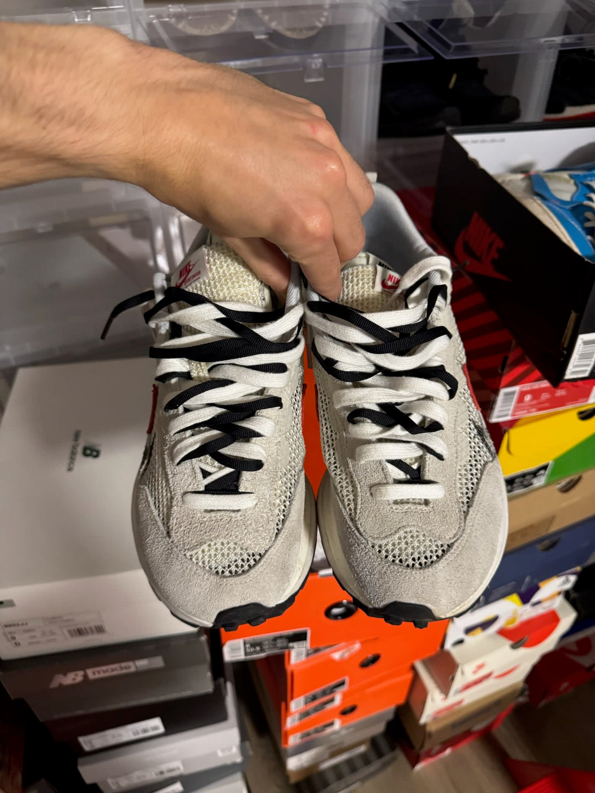 [HY898] Nike Vaporwaffle sacai Sport Fuchsia Game Royal