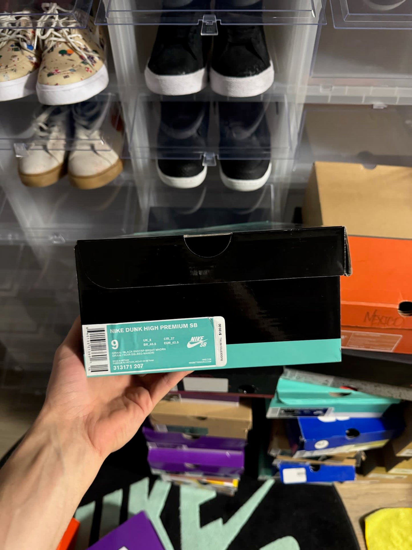 HY2772 Nike SB Dunk High Acapulco Gold