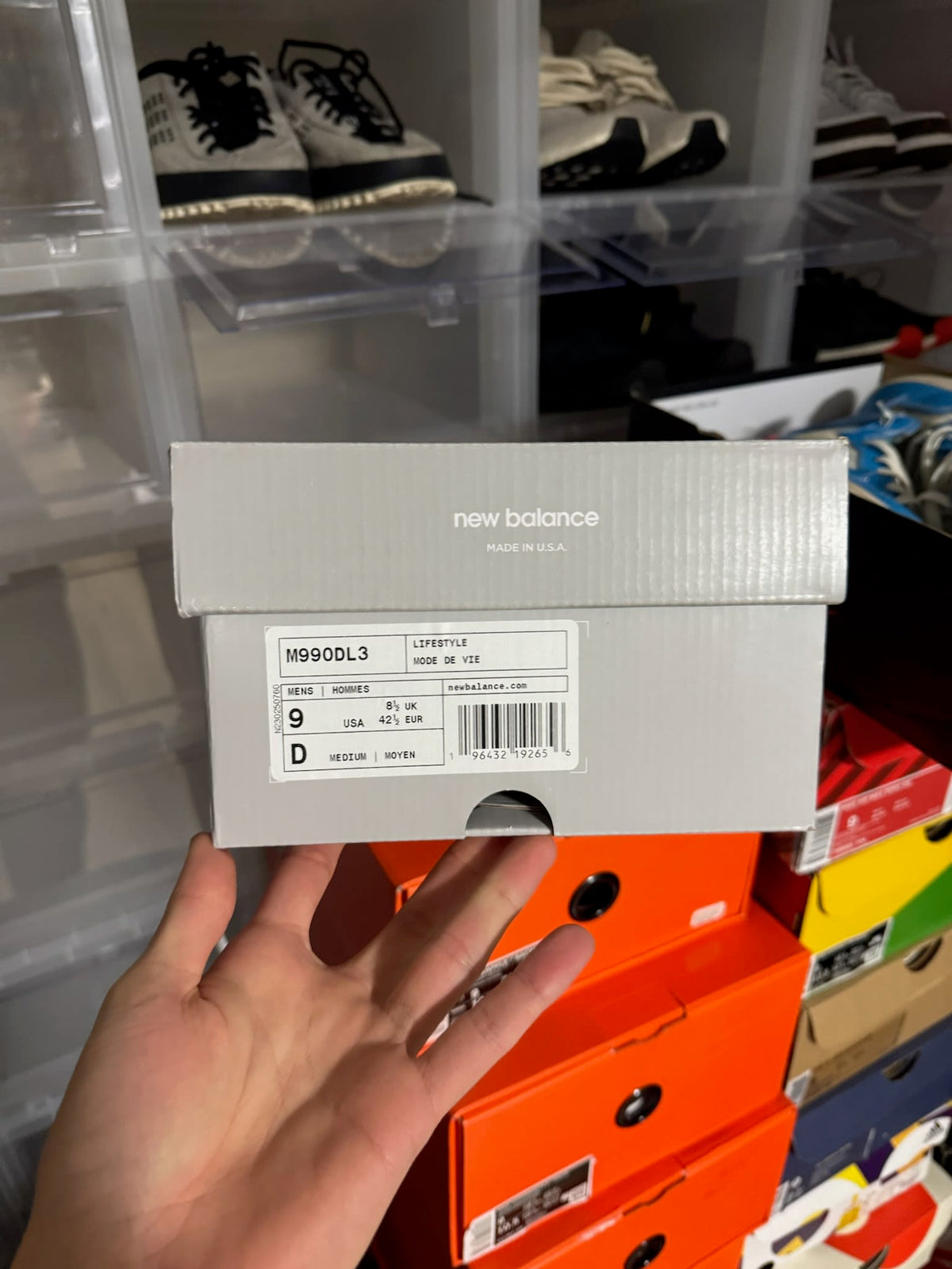 [HY906] New Balance 990v3 MiUSA DTLR GR3YSCALE