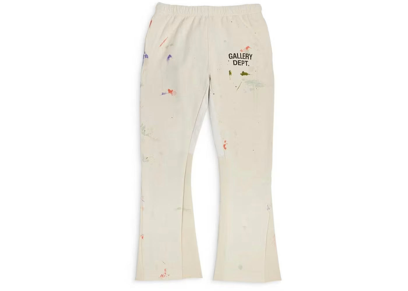 Gallery Dept. Painted Flare Sweat Pants Antique White