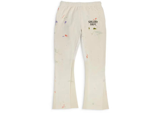 Gallery Dept. Painted Flare Sweat Pants Antique White