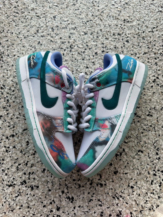 HY3426 Nike SB Dunk Low Futura Laboratories Bleached Aqua