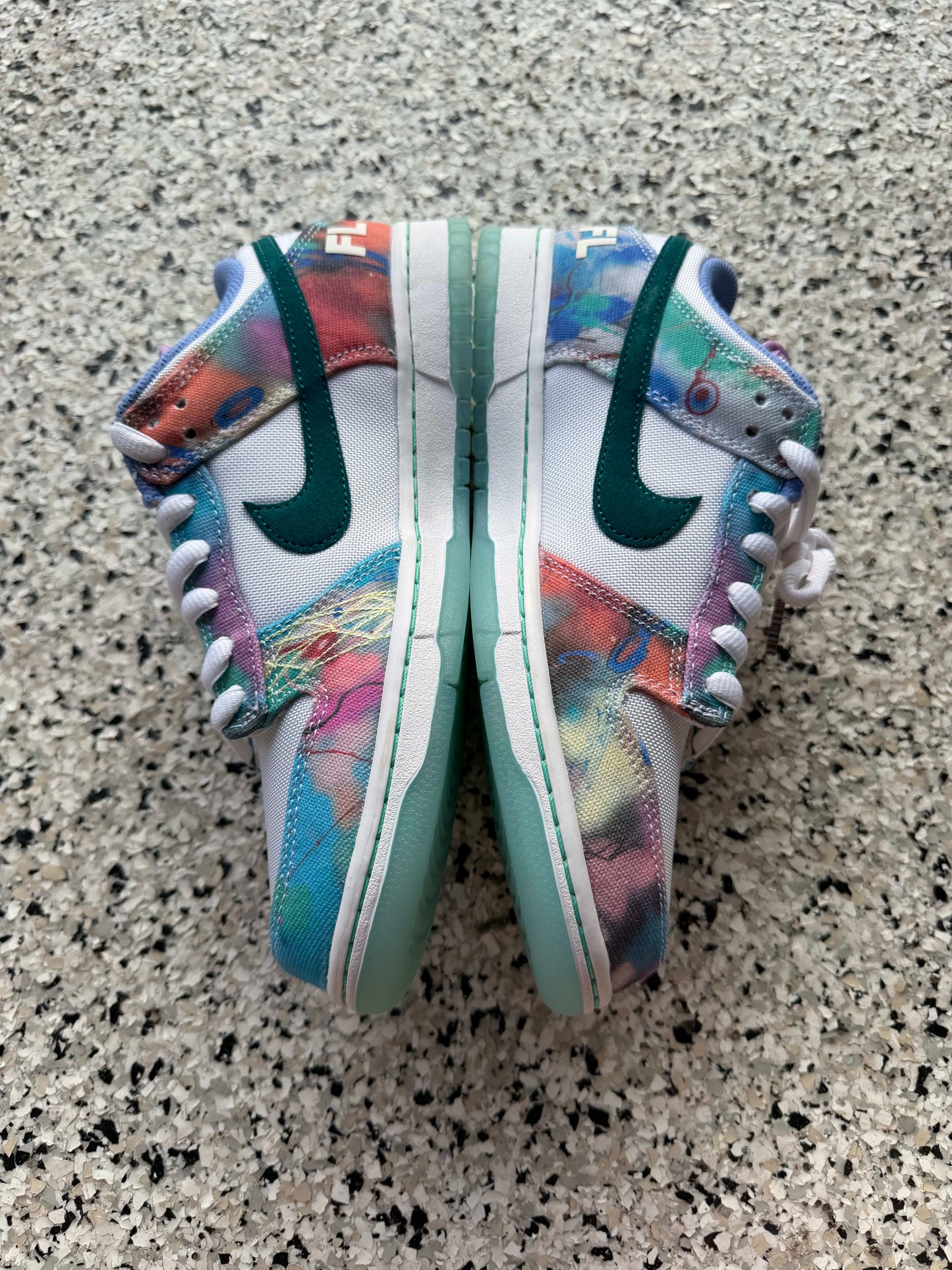 HY3426 Nike SB Dunk Low Futura Laboratories Bleached Aqua