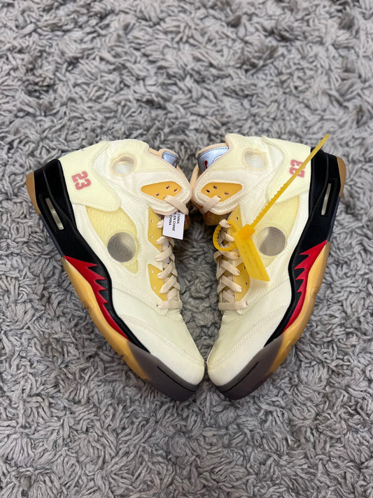 AIR JORDAN 5 RETRO SP x Off-White ‘Sail’