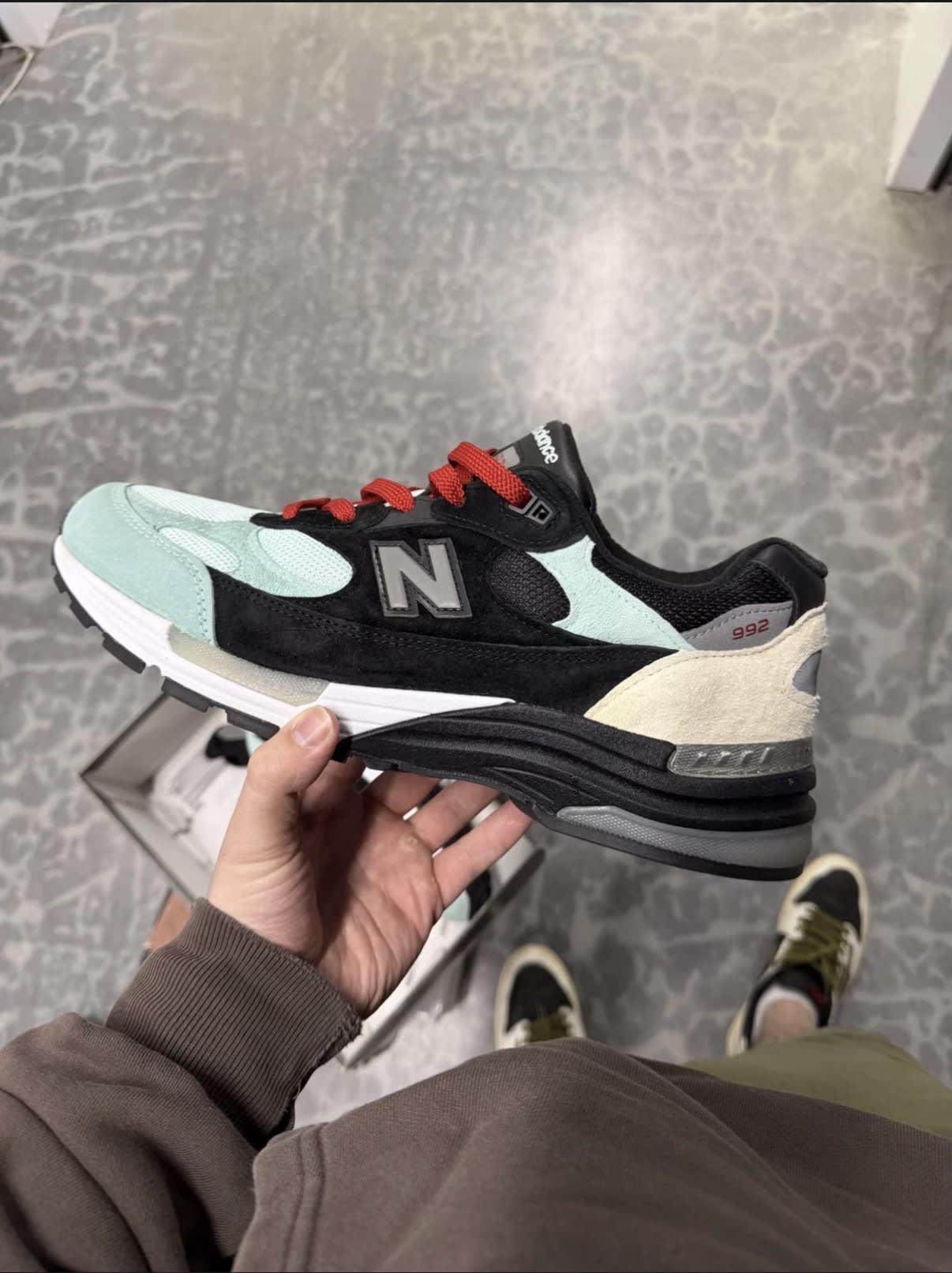 HY2654 New Balance 992 Nice Kicks Amoeba Music Black