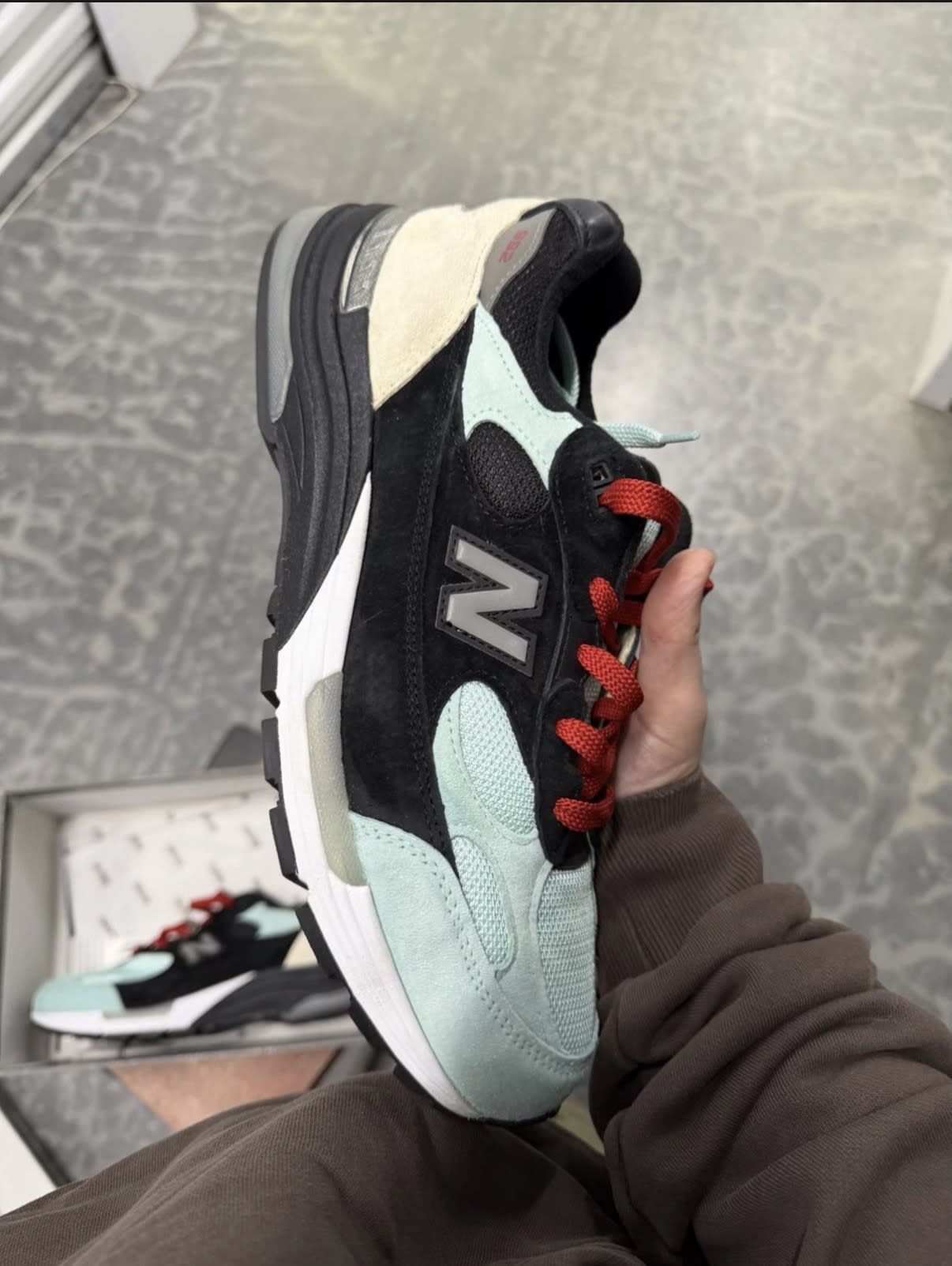 HY2654 New Balance 992 Nice Kicks Amoeba Music Black