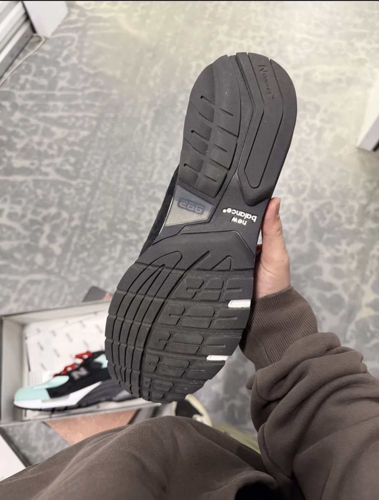 HY2654 New Balance 992 Nice Kicks Amoeba Music Black