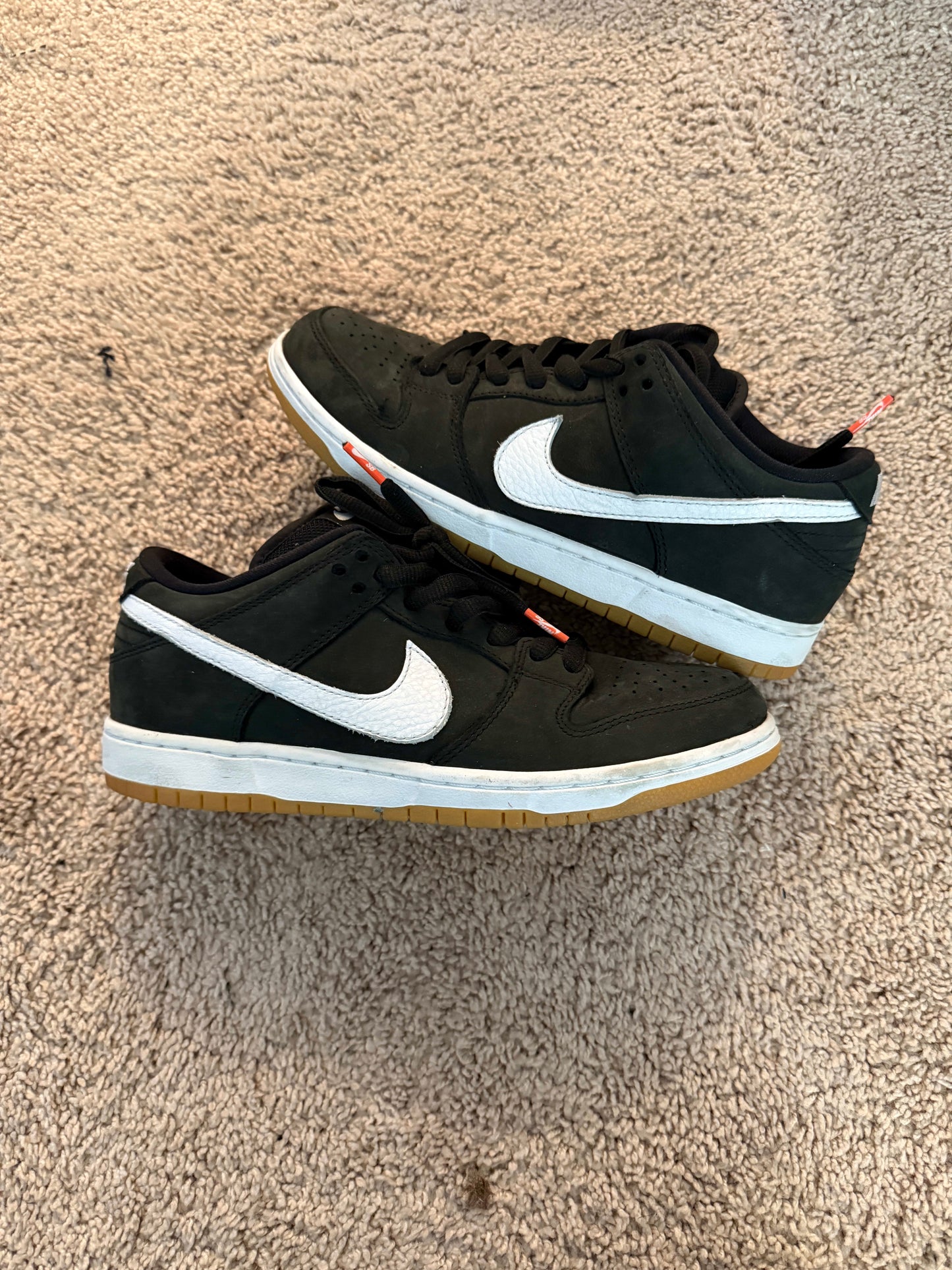 HY1035 Nike SB Dunk Low Orange Label Black White Gum (2019)