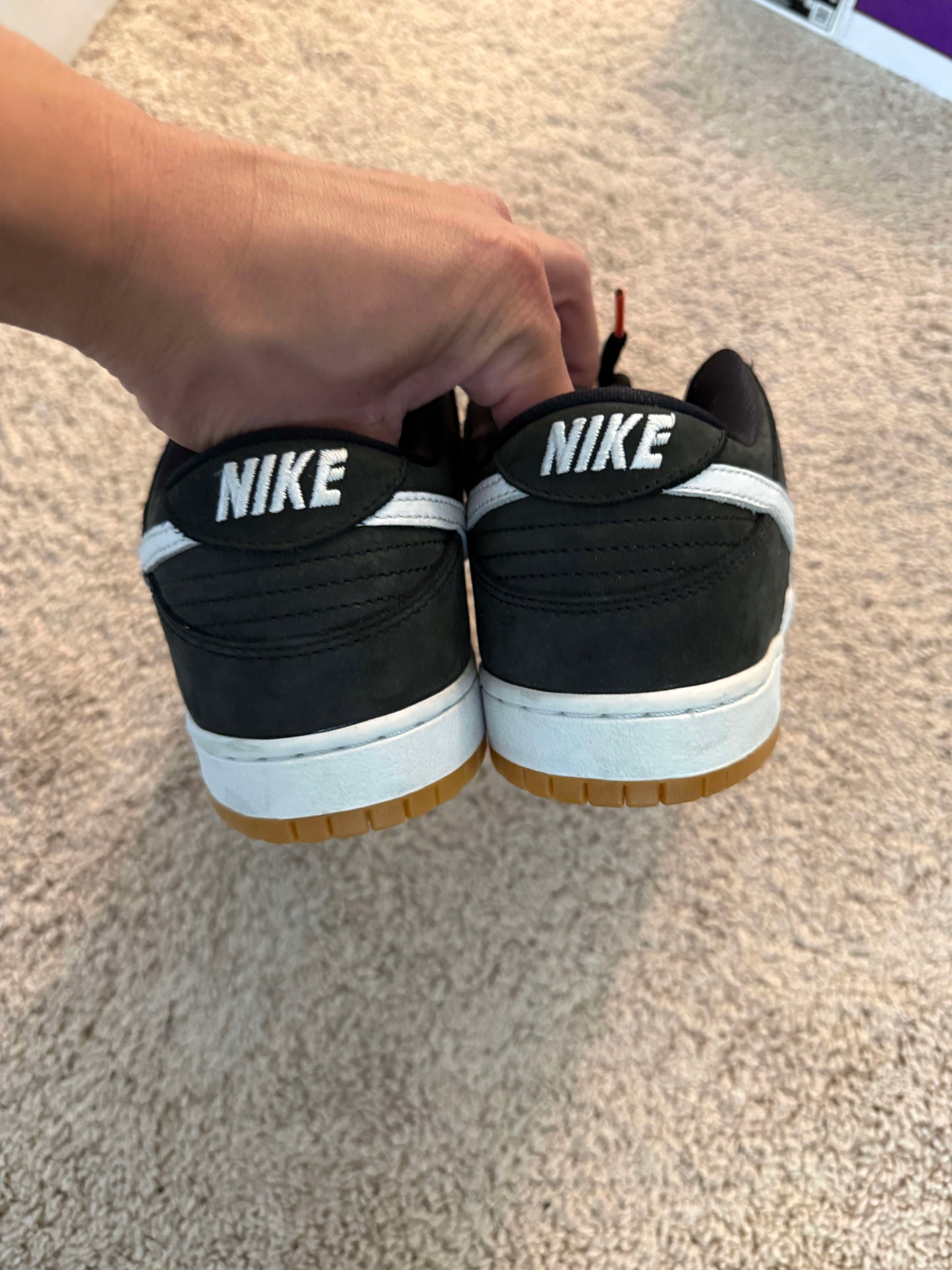 HY1035 Nike SB Dunk Low Orange Label Black White Gum (2019)