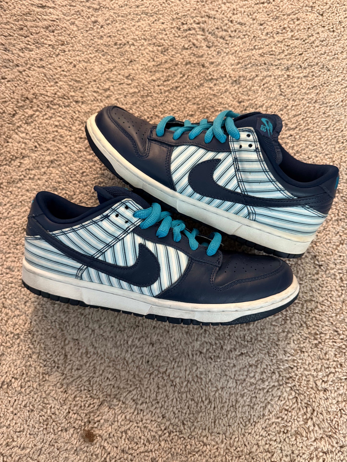 Size 8.5 Preowned Nike SB Dunk Low Avenger Navy