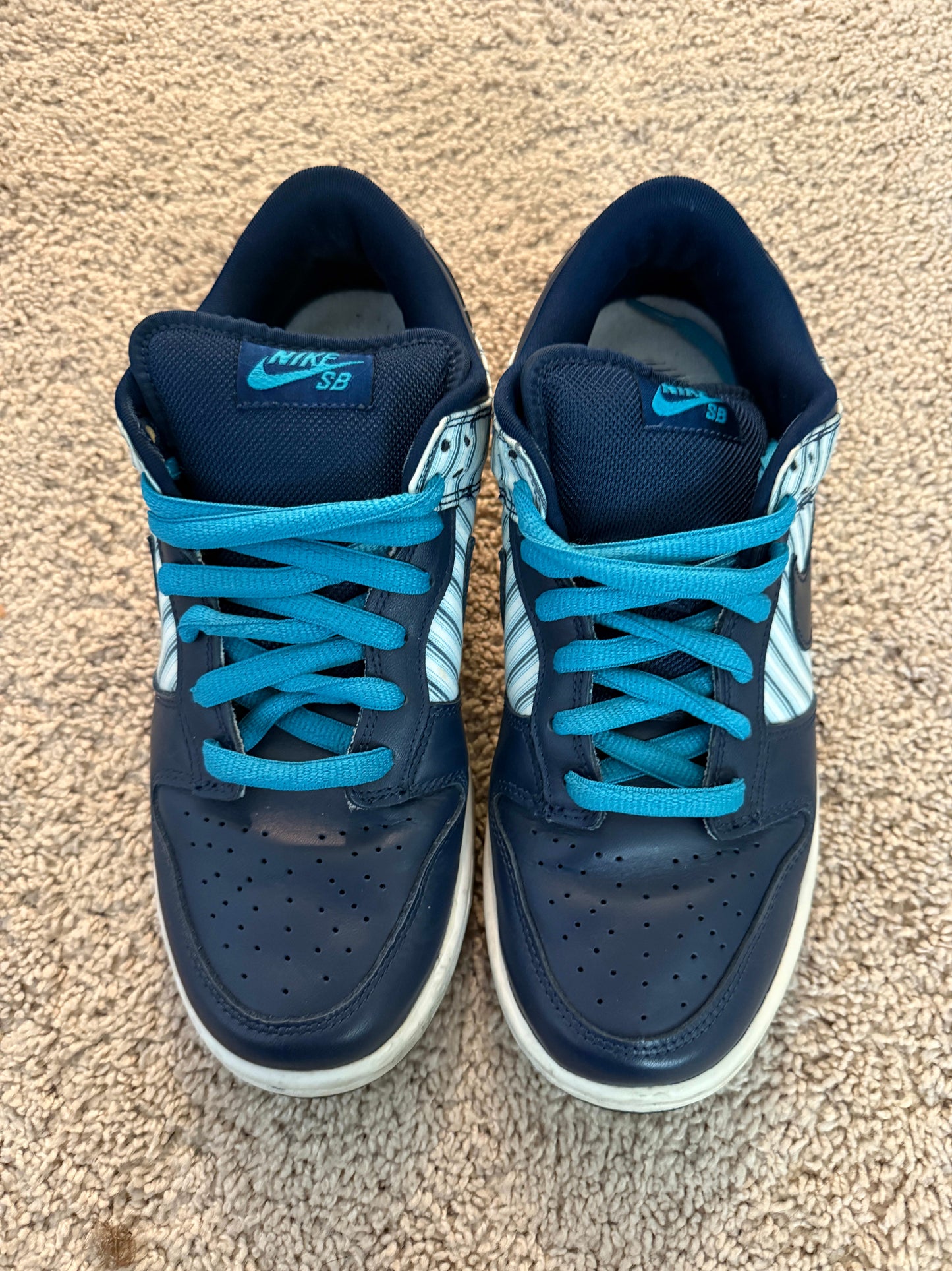 Size 8.5 Preowned Nike SB Dunk Low Avenger Navy