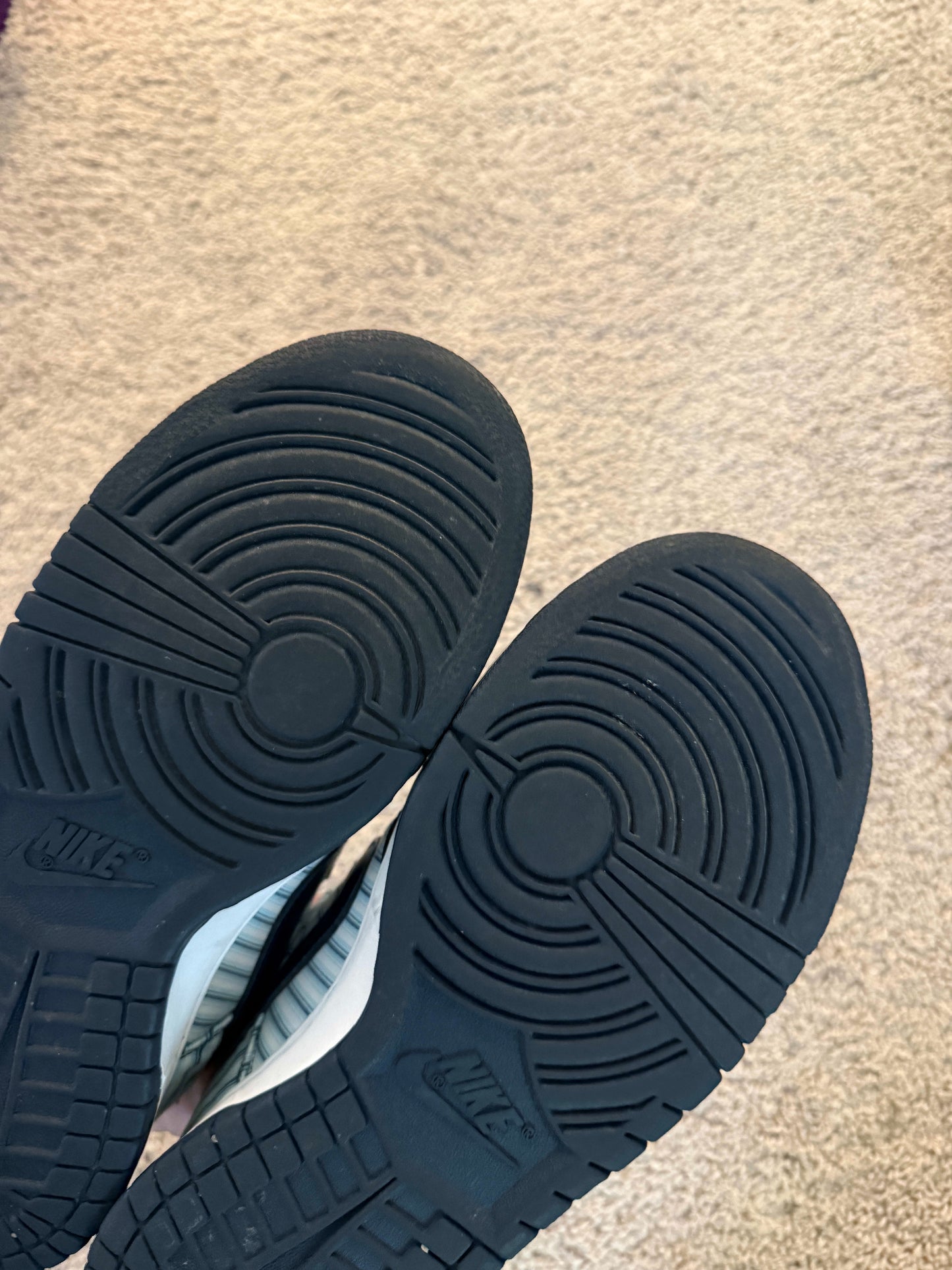 Size 9 Preowned Nike SB Dunk Low Avenger Navy