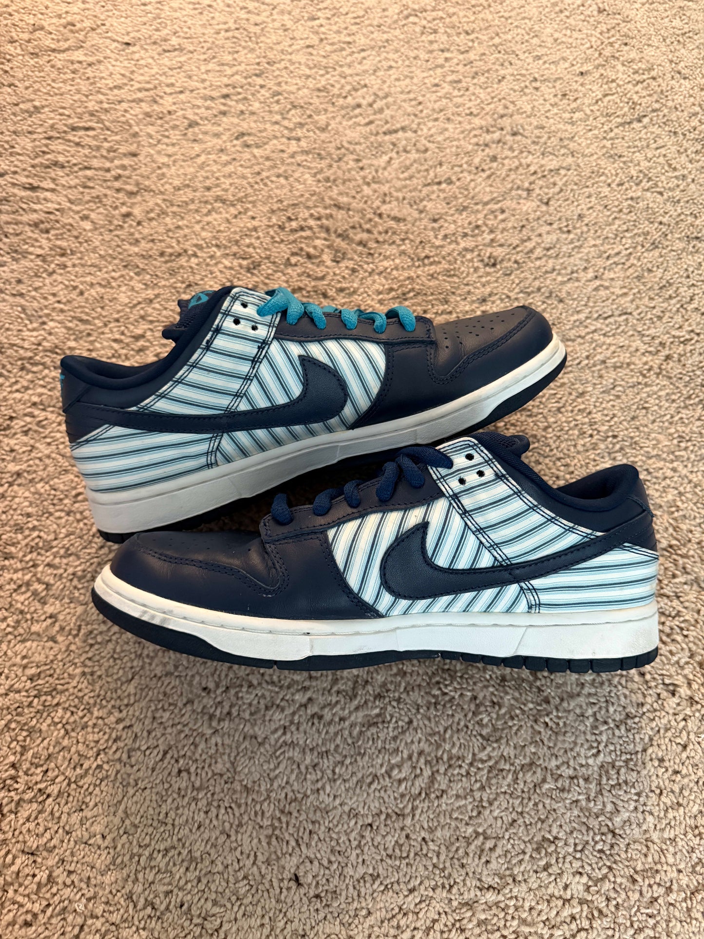 Size 9 Preowned Nike SB Dunk Low Avenger Navy