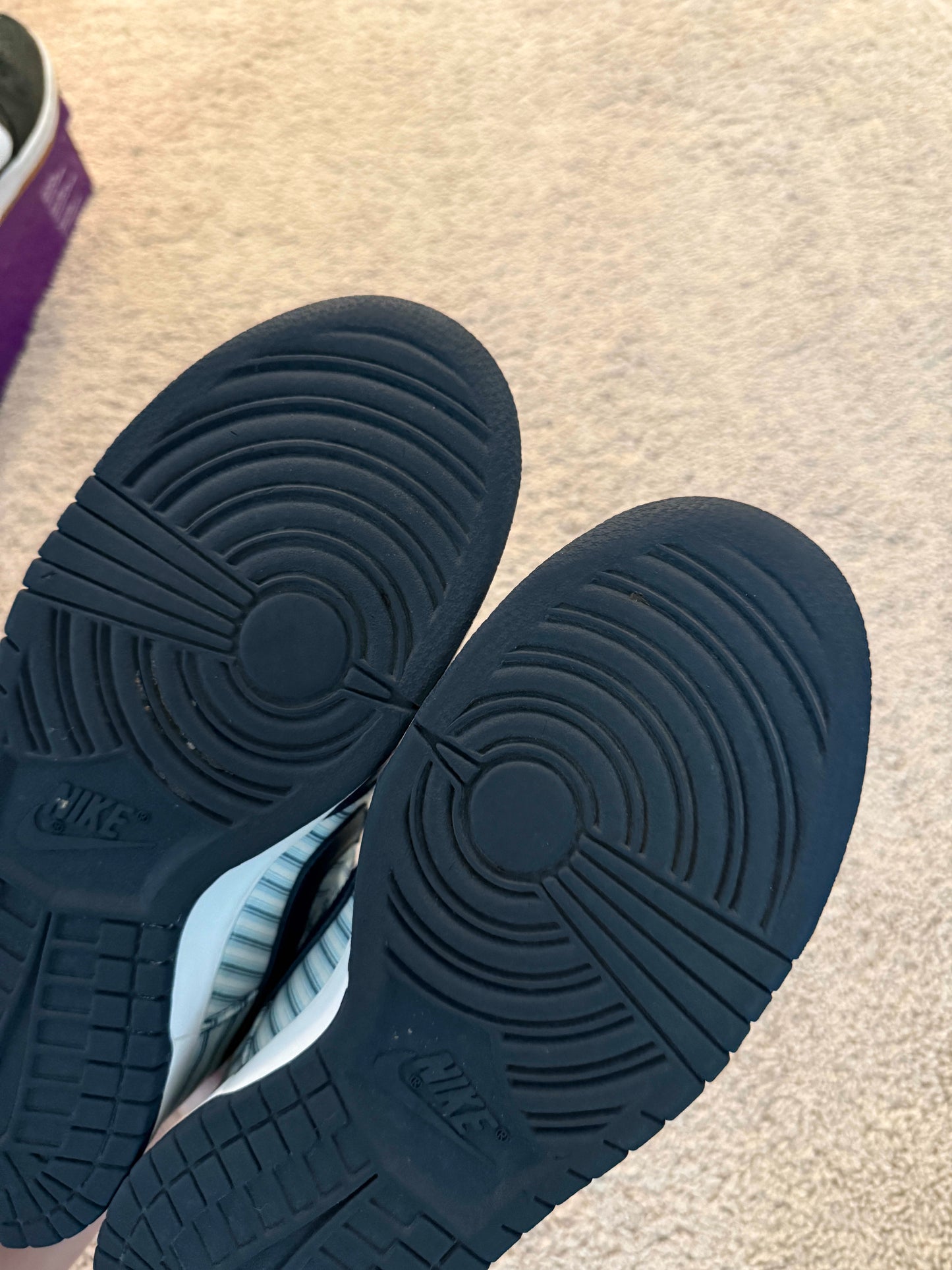 Size 8.5 Preowned Nike SB Dunk Low Avenger Navy