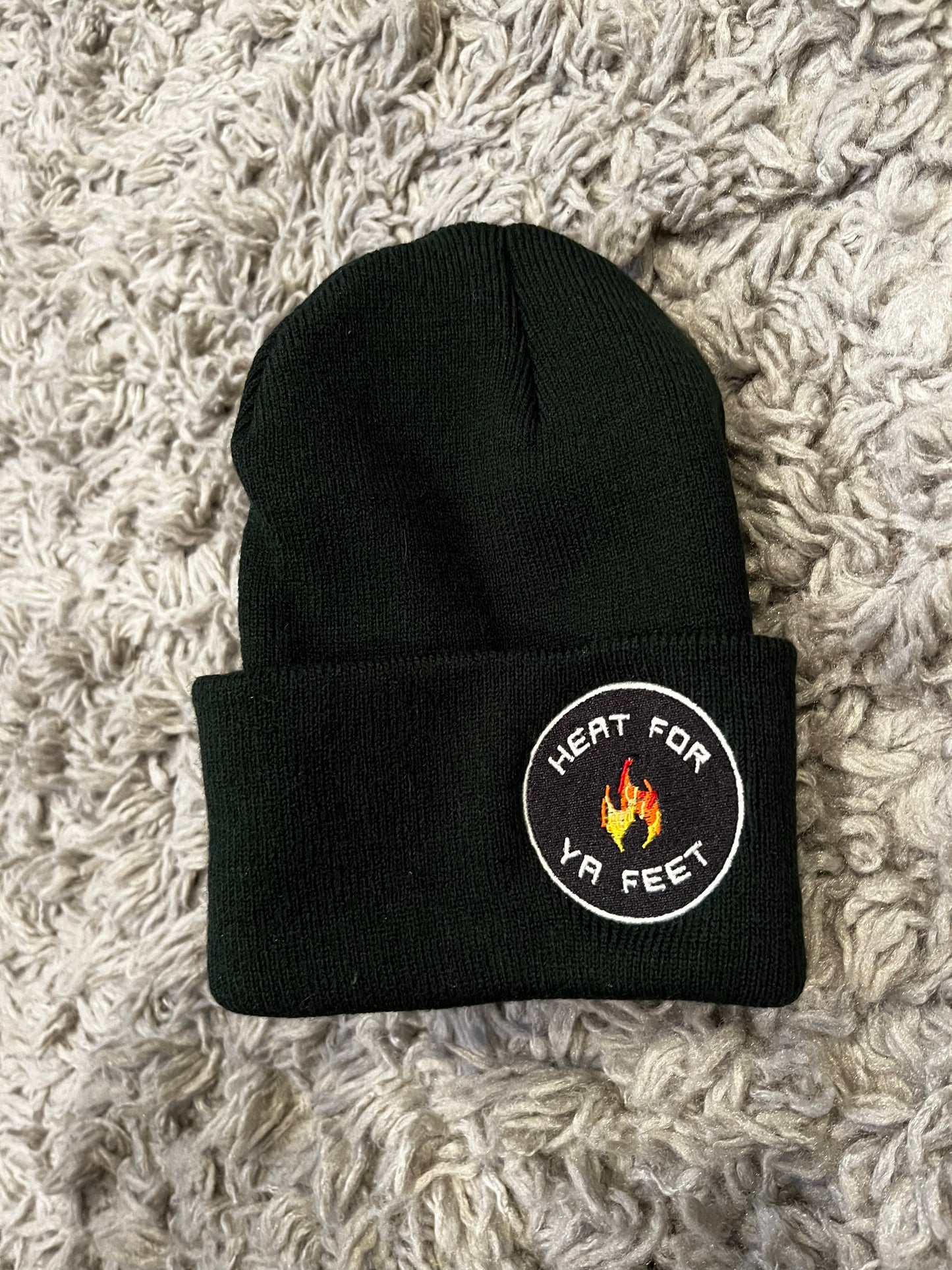 HEATFORYAFEET EMBROIDERED BEANIE