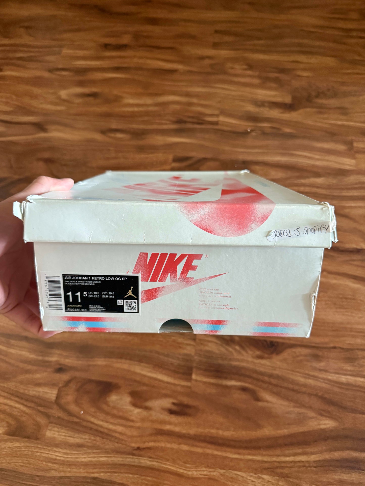 [HY3677] Jordan 1 Retro Low OG Trophy Room Rookie Card Away