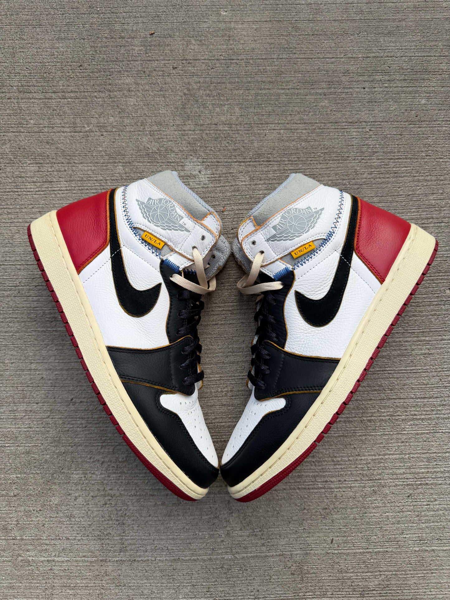 [HY3594] Jordan 1 Retro High Union Los Angeles Black Toe