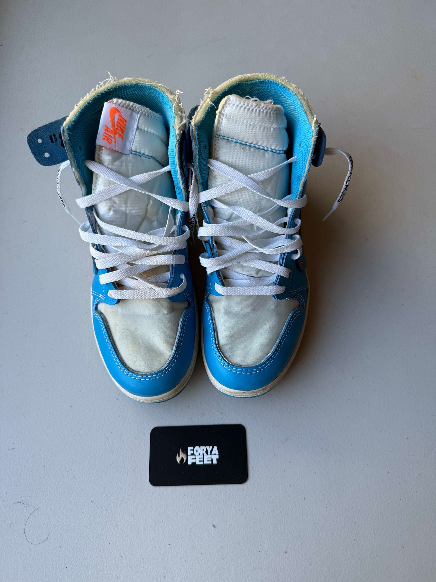 HY900 Jordan 1 Retro High Off-White University Blue