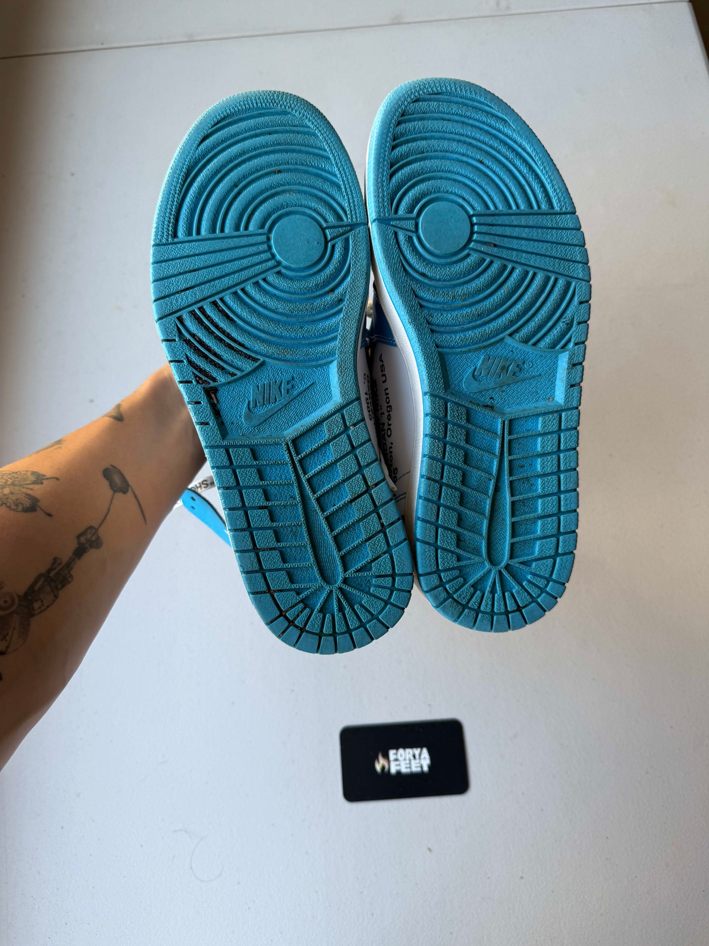 HY900 Jordan 1 Retro High Off-White University Blue