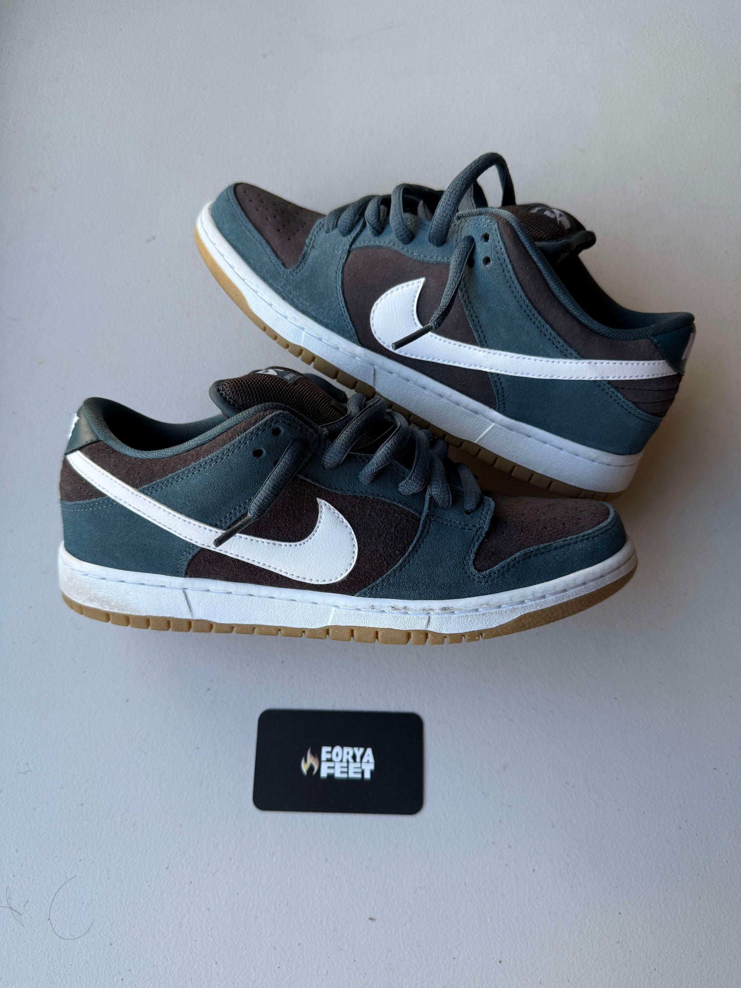 Size 9 Preowned Nike SB Dunk Low Pro Slate Blue
