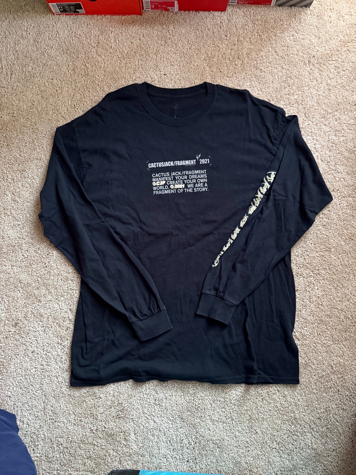 Cactus Jack x Fragment Longsleeve