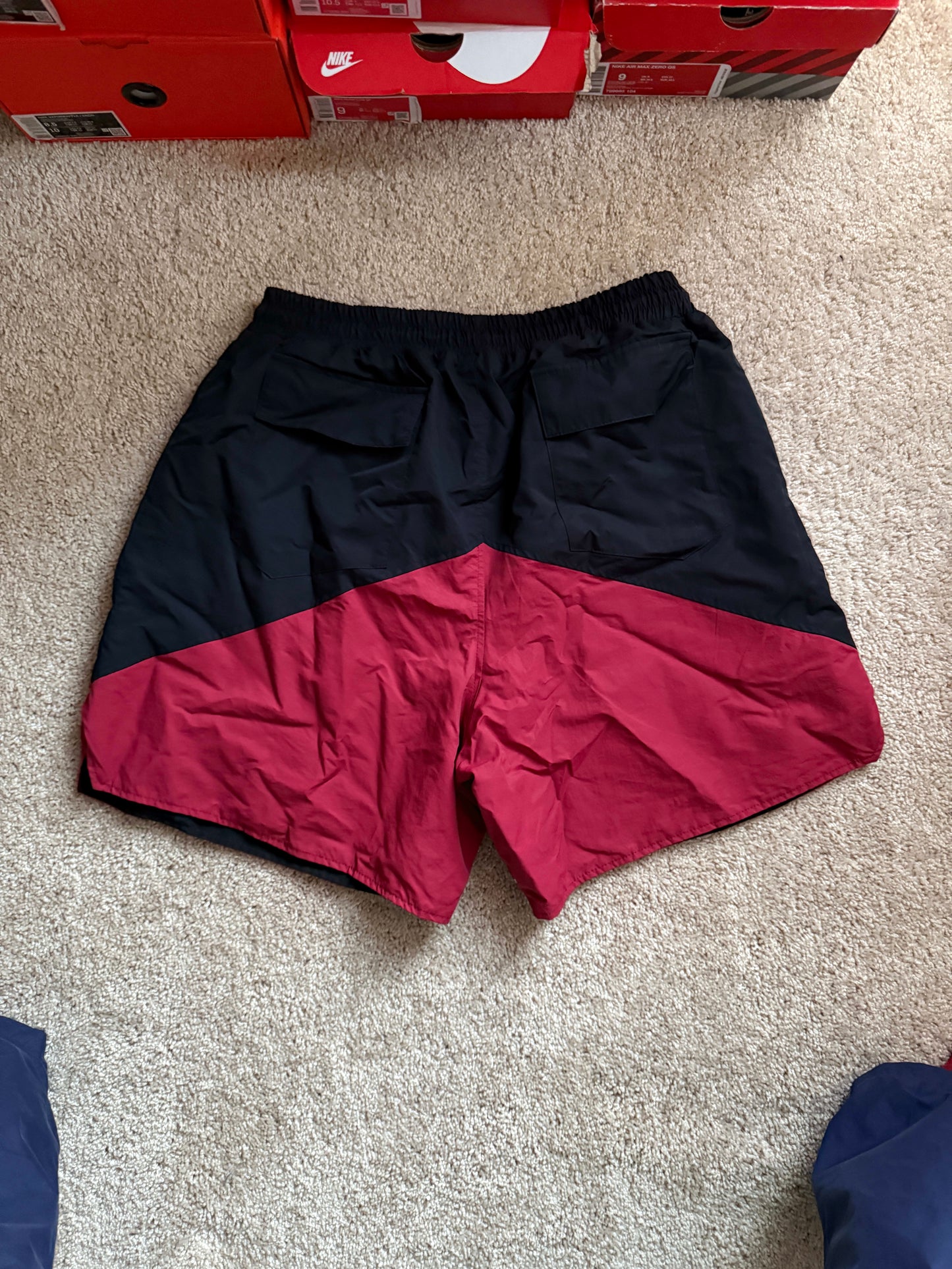 Rhude Shorts Black & Red Yachting
