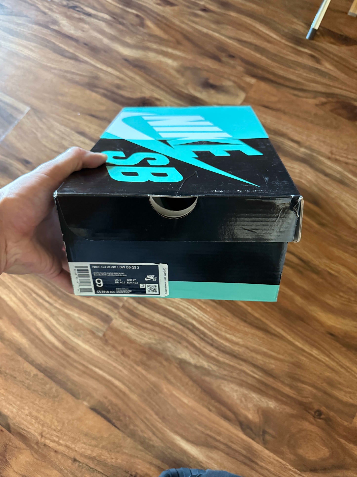Size 9 Preowned Nike SB Dunk Low Ben-G
