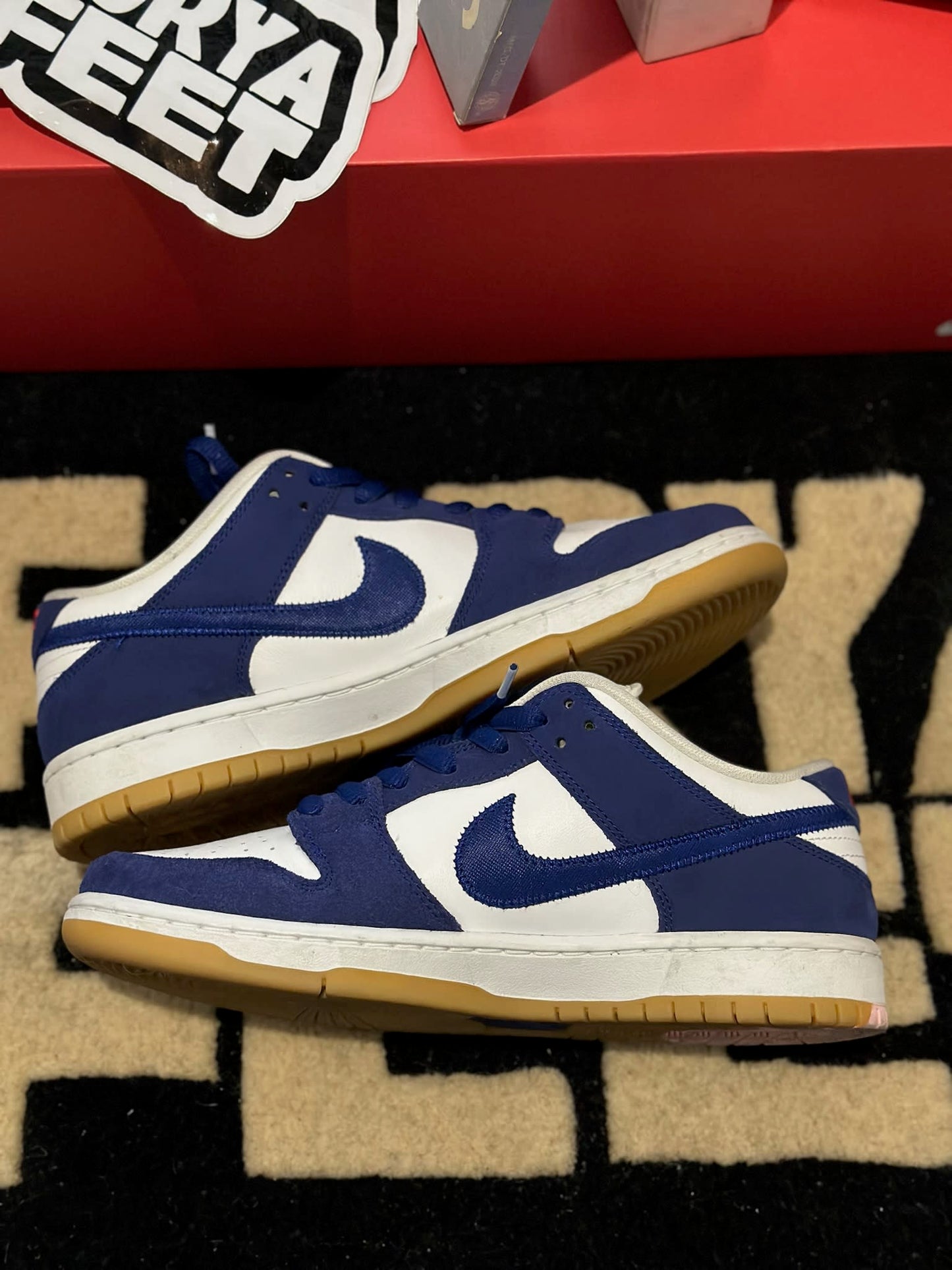 HY1438 Nike SB Dunk Low Los Angeles Dodgers