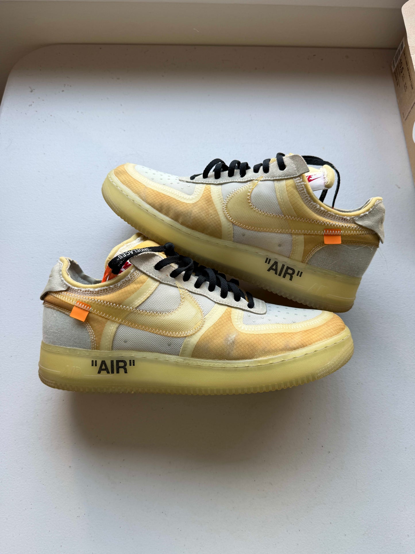 Size 10.5 Preowned Nike Air Force 1 Low Off-White