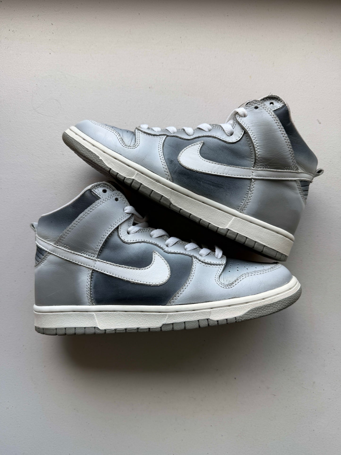 Size 9 Preowned Nike Dunk High Haze
