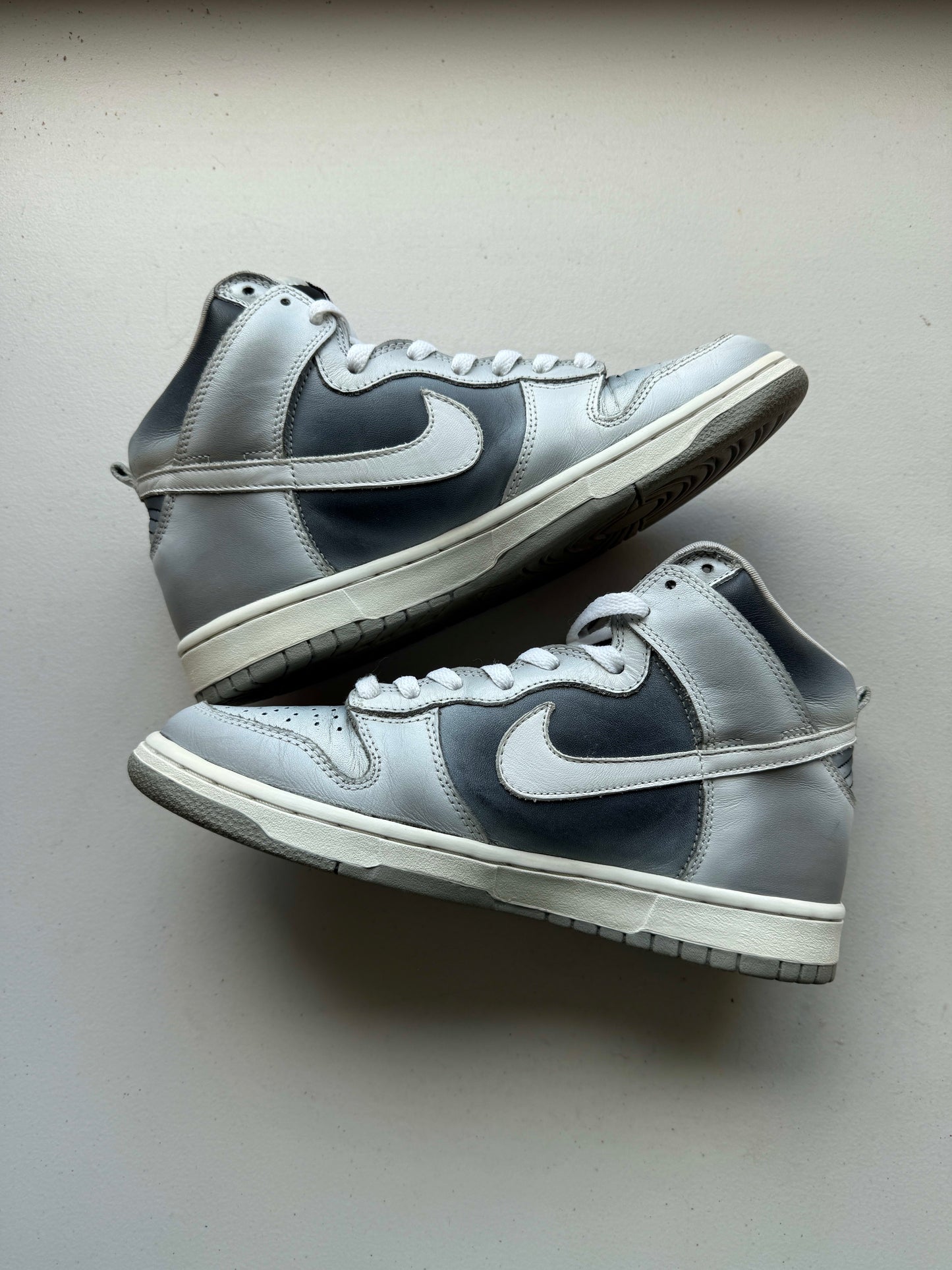 Size 9 Preowned Nike Dunk High Haze
